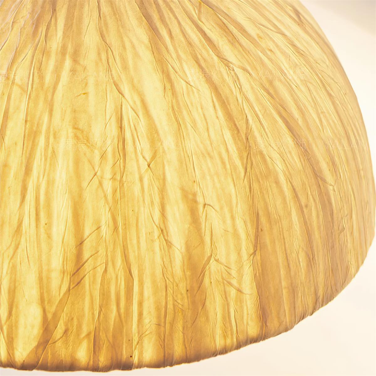 Wall Lamp Rice Paper Shade Wood Arm - Letslighting