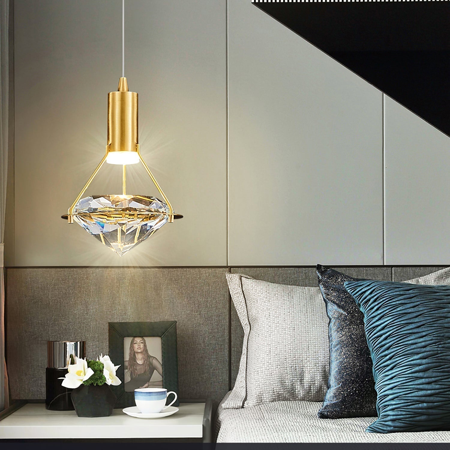 Elysianire Messing Kristall Elegant Pendelleuchte-Letslighting
