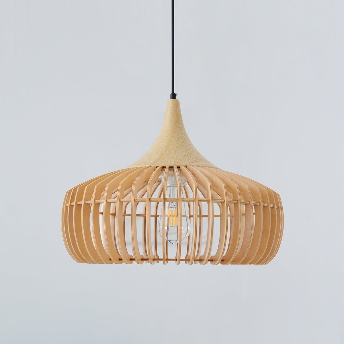 Zivora Natural Bamboo Rattan Pendant Light - Letslighting