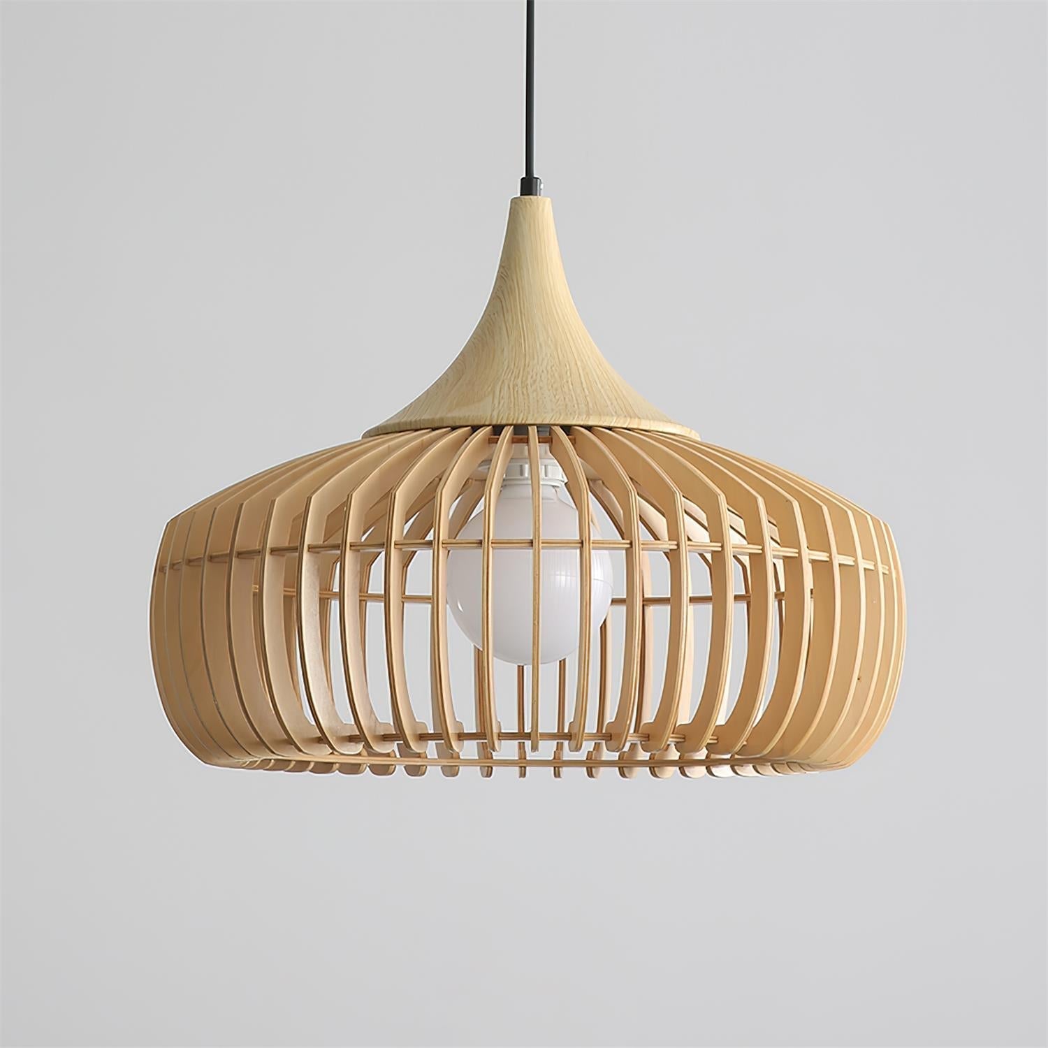 Zivora Natural Bamboo Rattan Pendant Light - Letslighting
