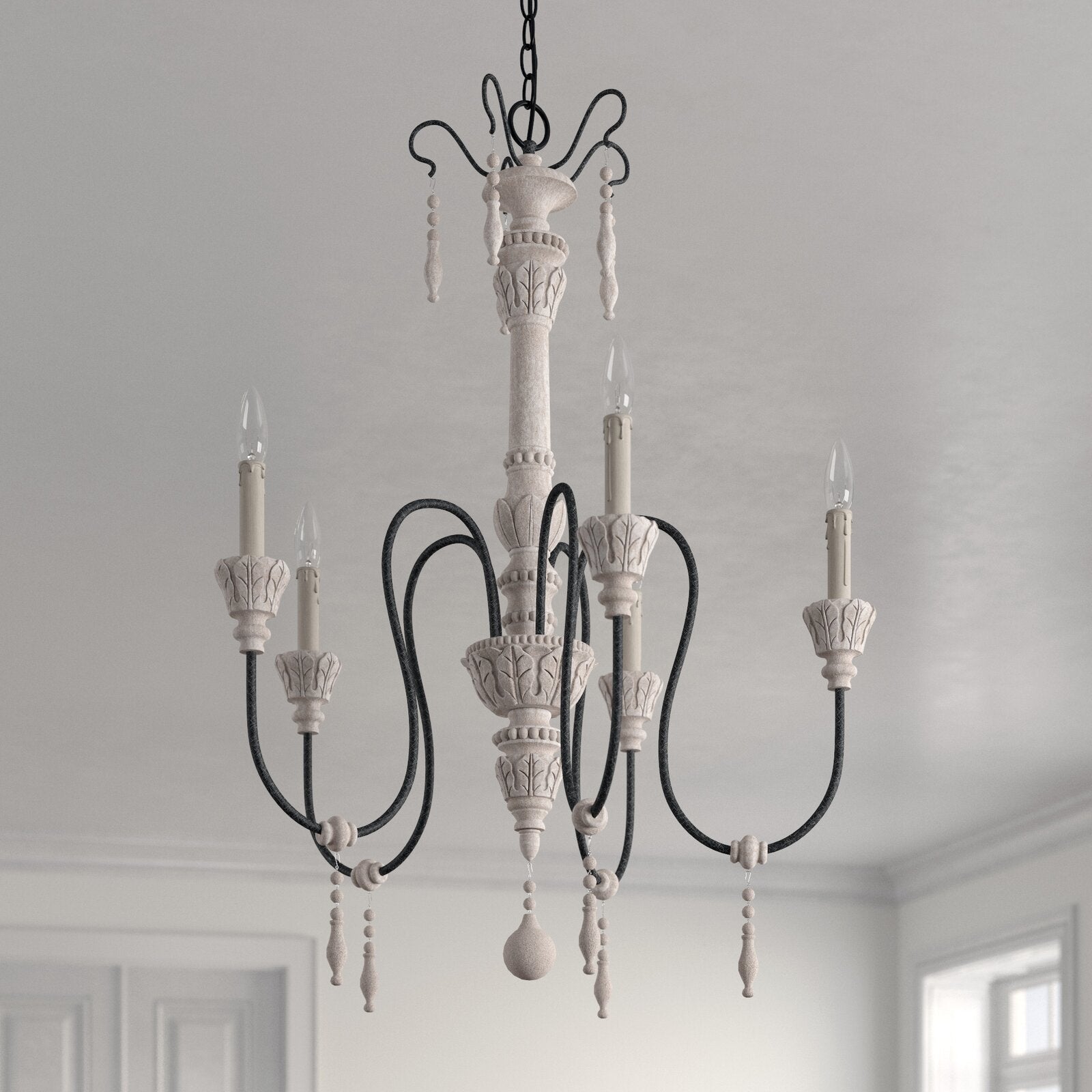 Epoch Postmoderner Luxus-Holz-Kronleuchter-Letslighting
