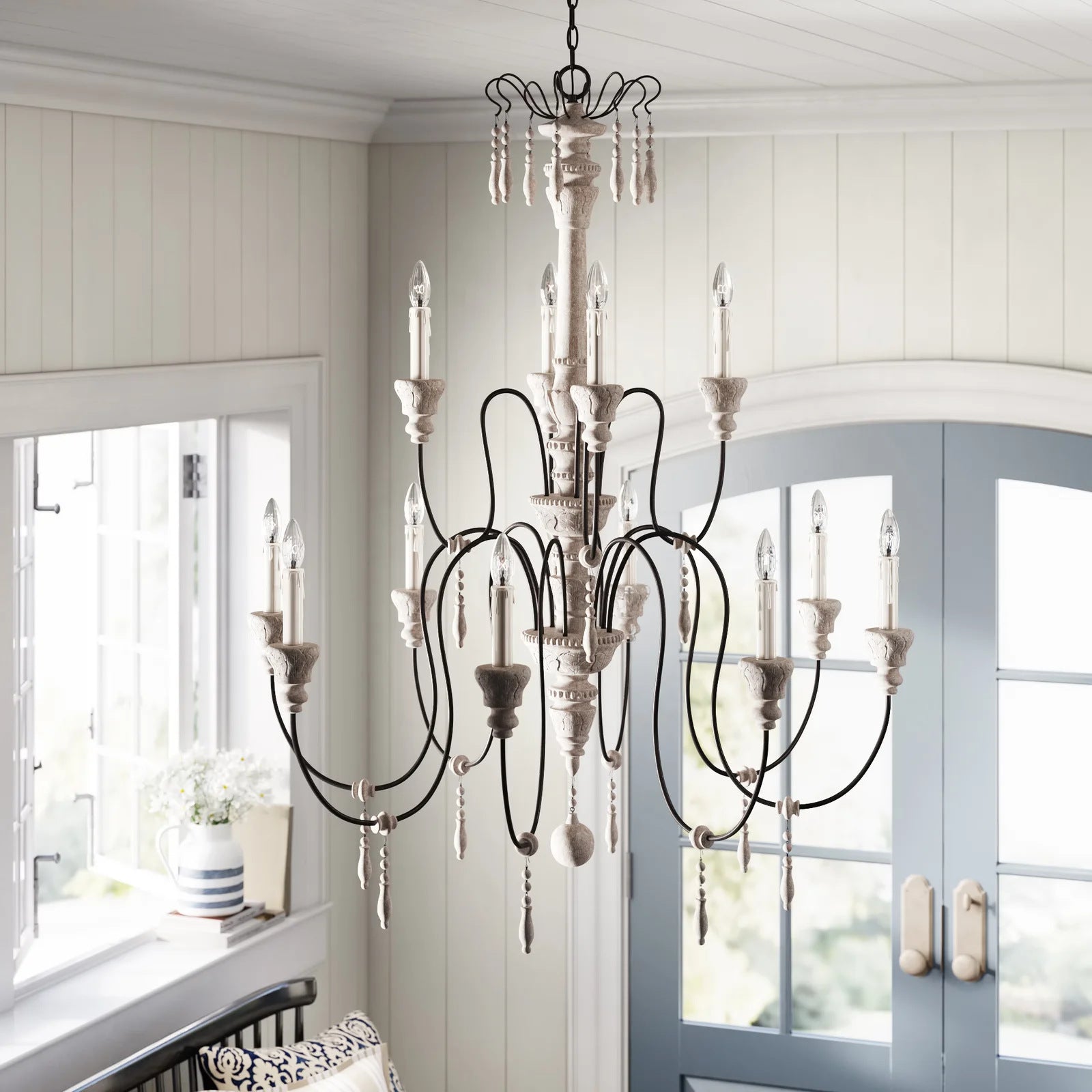 Epoch Postmoderner Luxus-Holz-Kronleuchter-Letslighting
