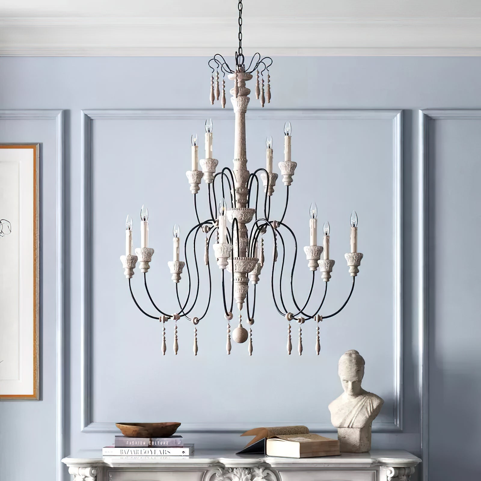 Epoch Postmoderner Luxus-Holz-Kronleuchter-Letslighting