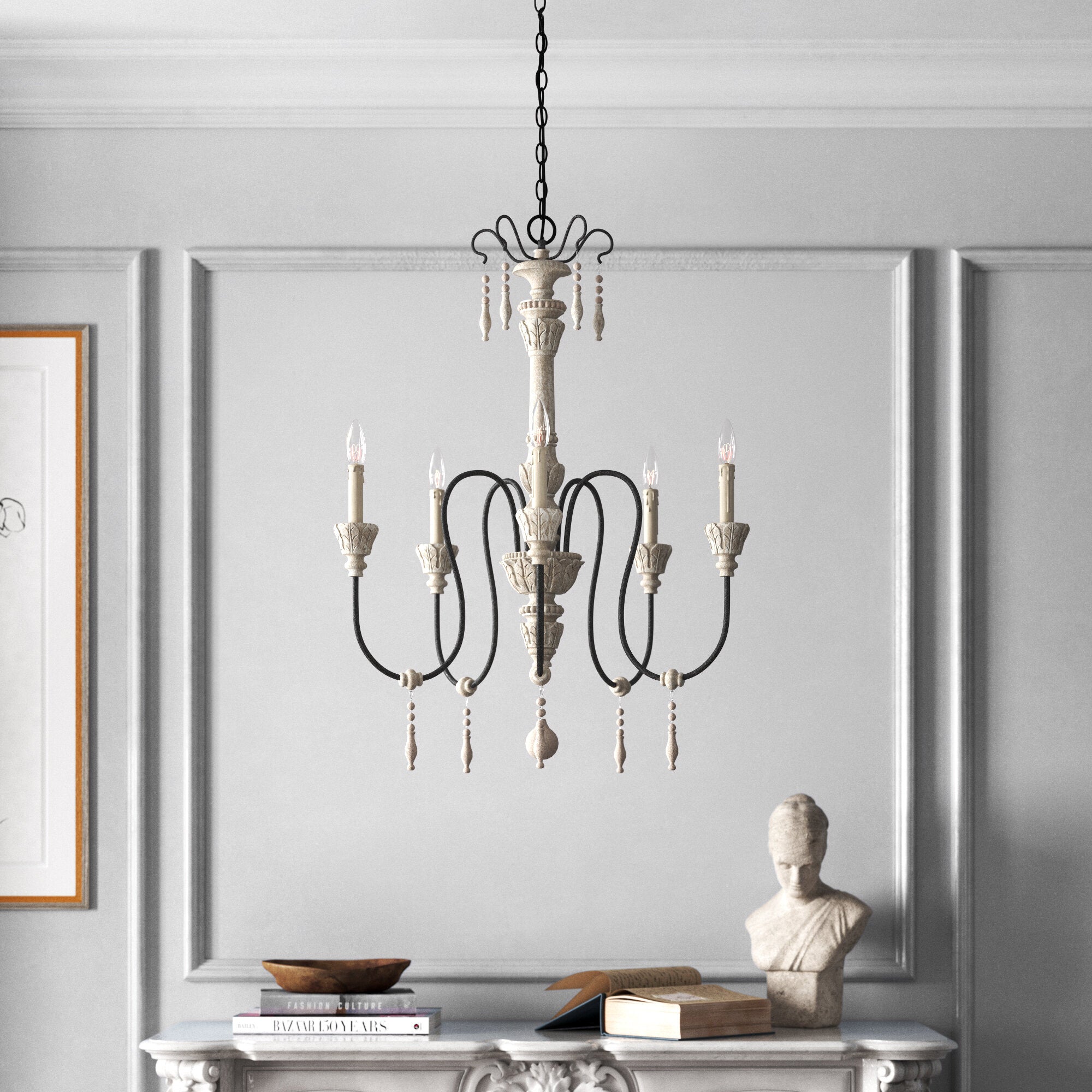 Epoch Postmoderner Luxus-Holz-Kronleuchter-Letslighting