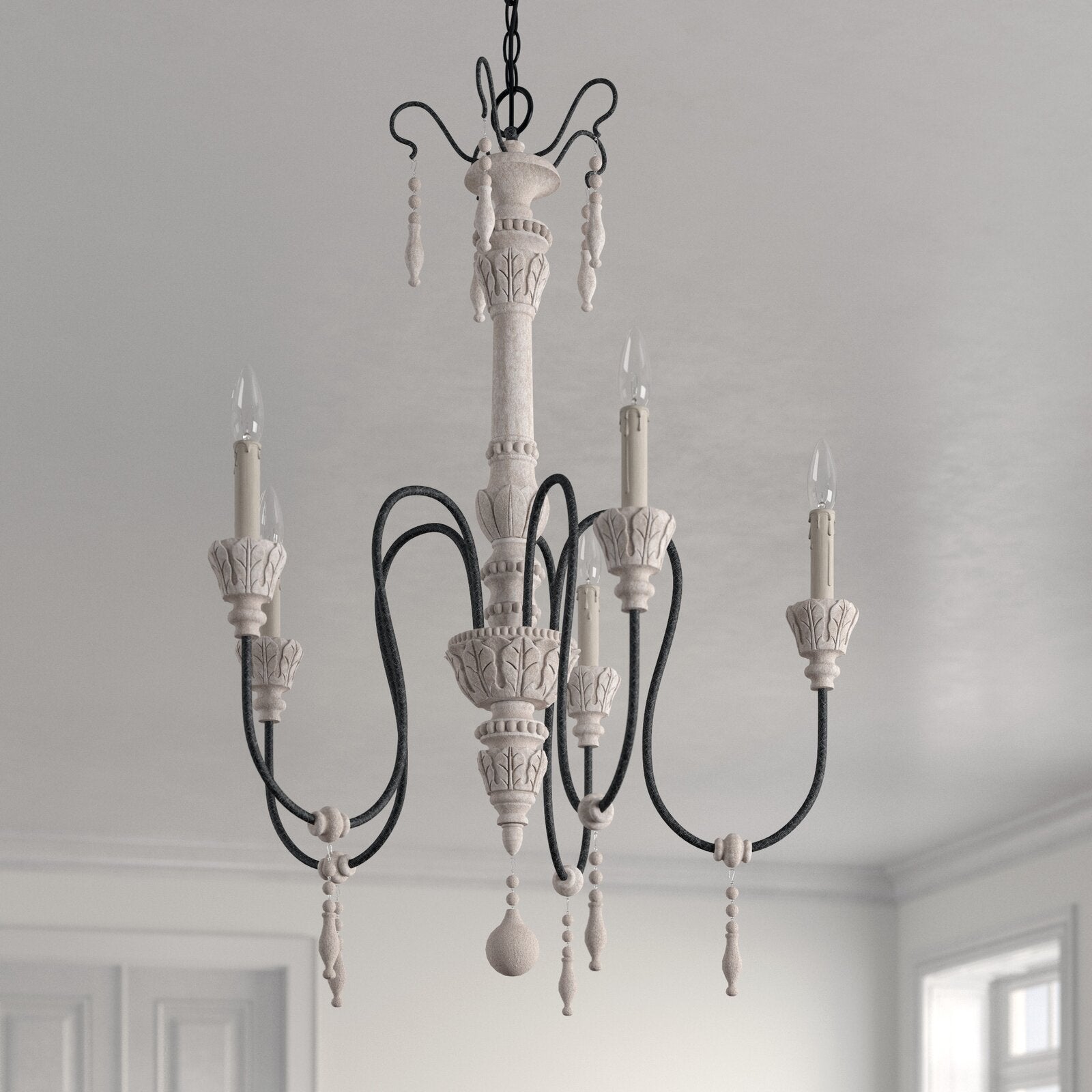 Epoch Postmoderner Luxus-Holz-Kronleuchter-Letslighting