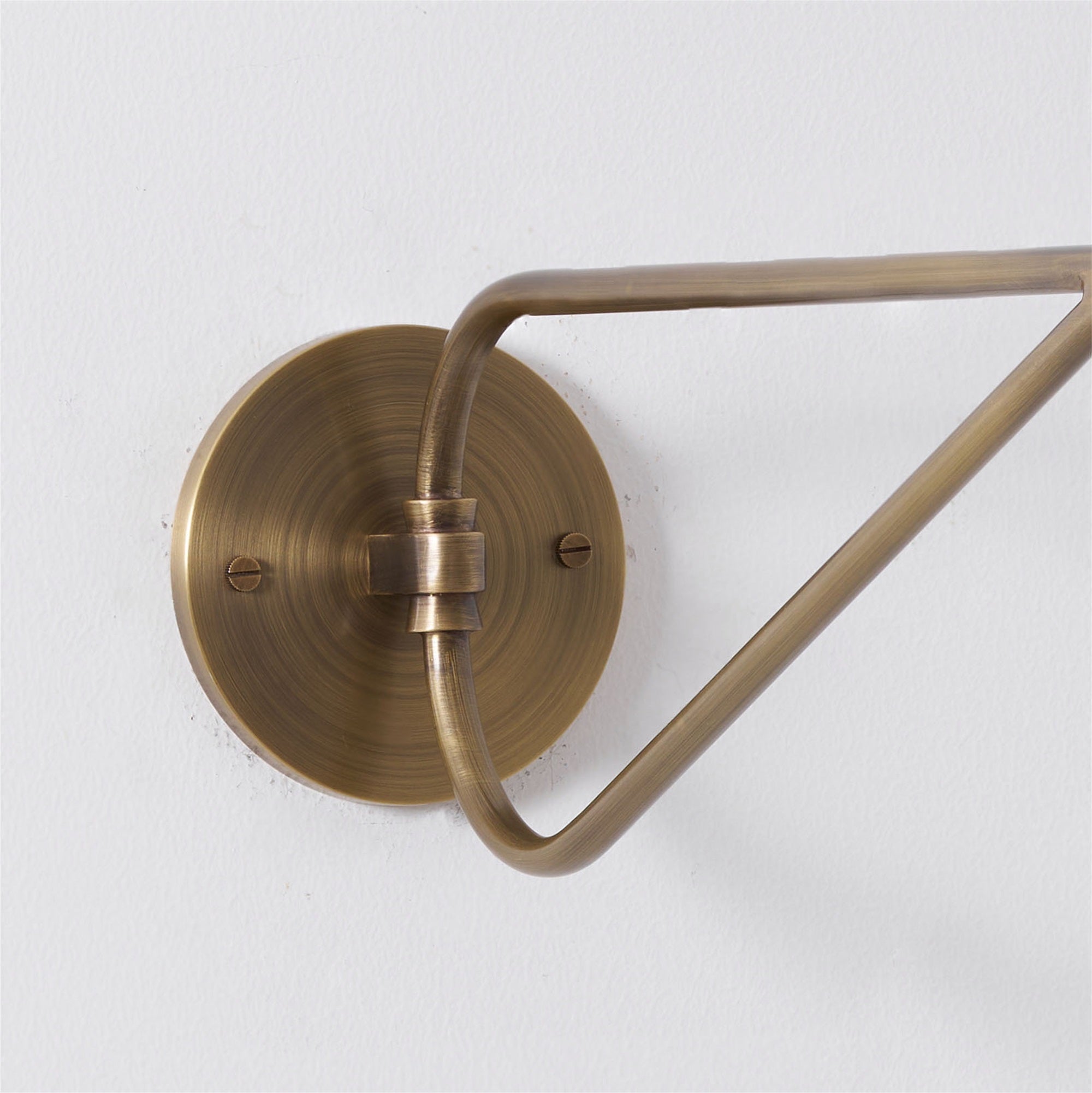 Hymn Vintage Messing Stoff Wandleuchte-Letslighting