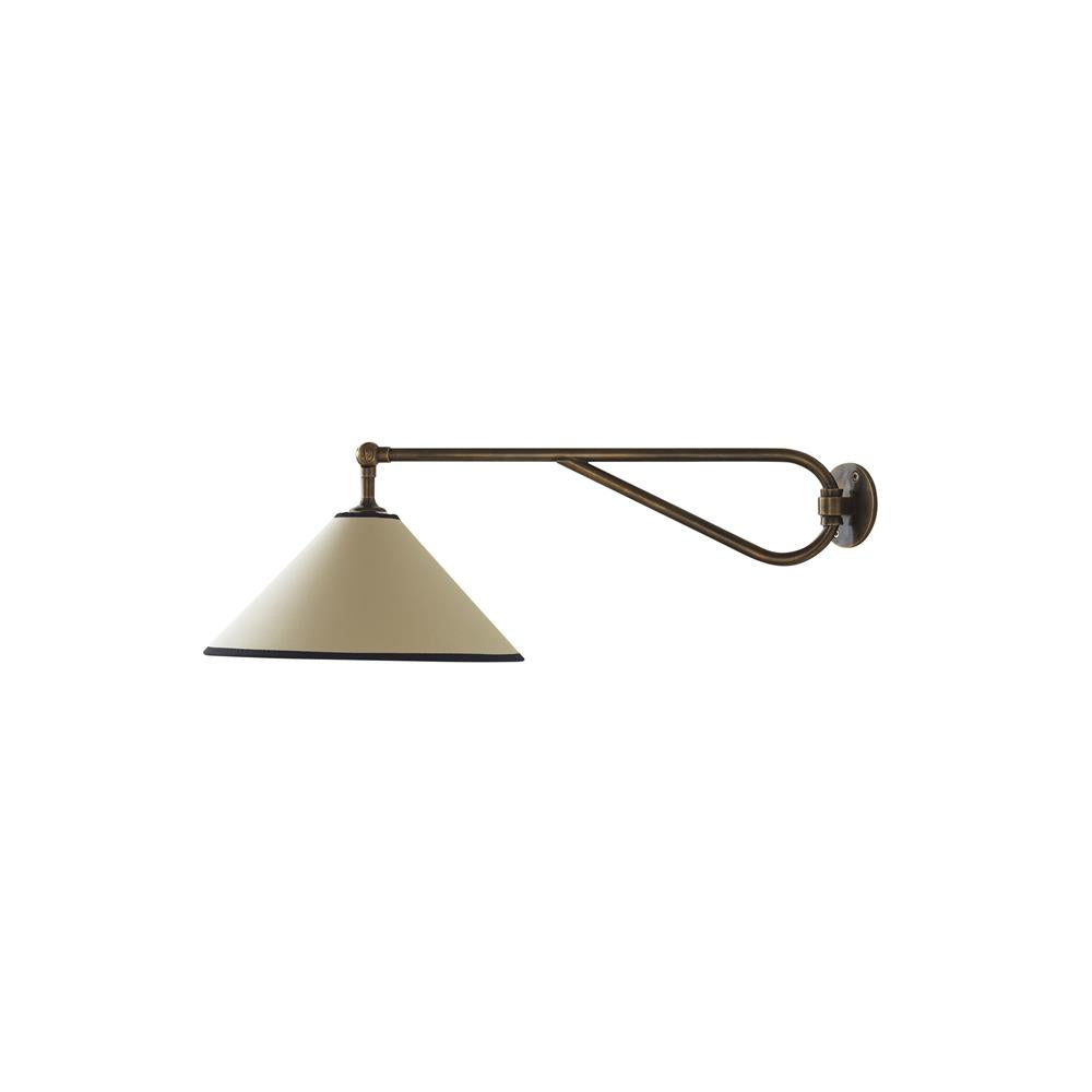 Hymn Vintage Messing Stoff Wandleuchte-Letslighting
