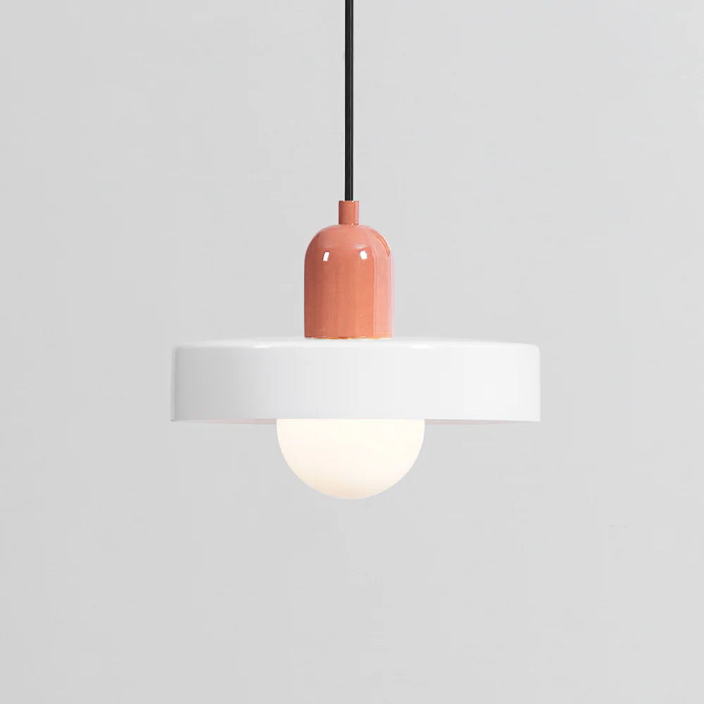 Ideal Scheibe Kugel Glas Pendelleuchte-Letslighting