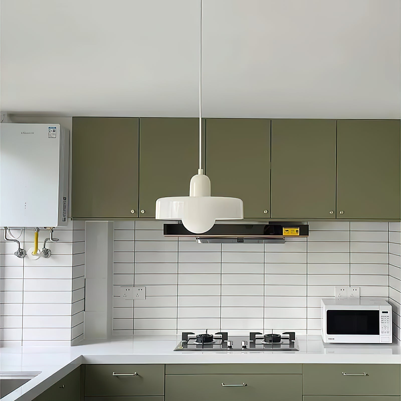 Ideal Scheibe Kugel Glas Pendelleuchte-Letslighting