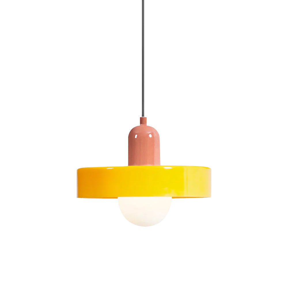 Ideal Scheibe Kugel Glas Pendelleuchte-Letslighting