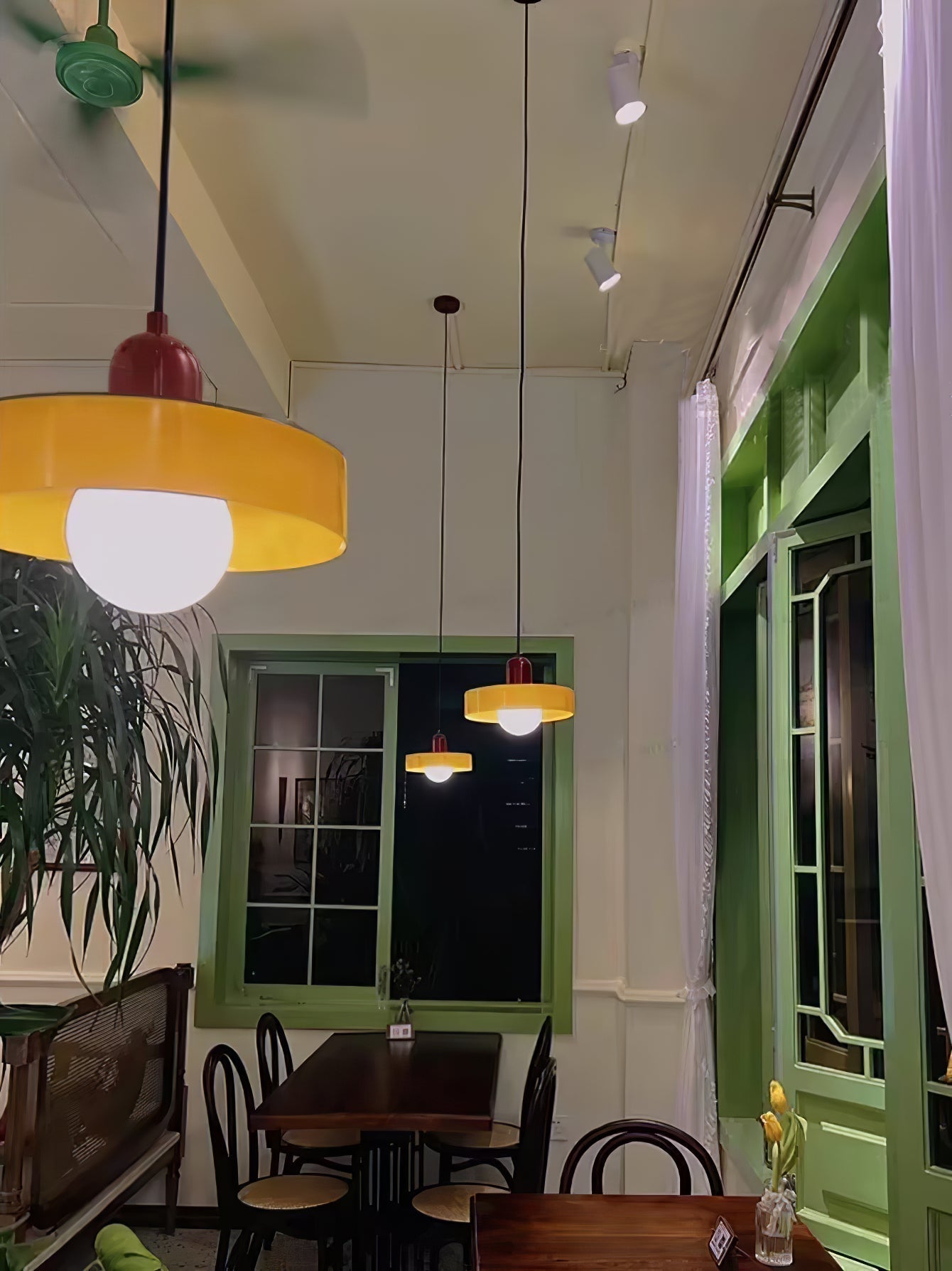 Ideal Scheibe Kugel Glas Pendelleuchte-Letslighting