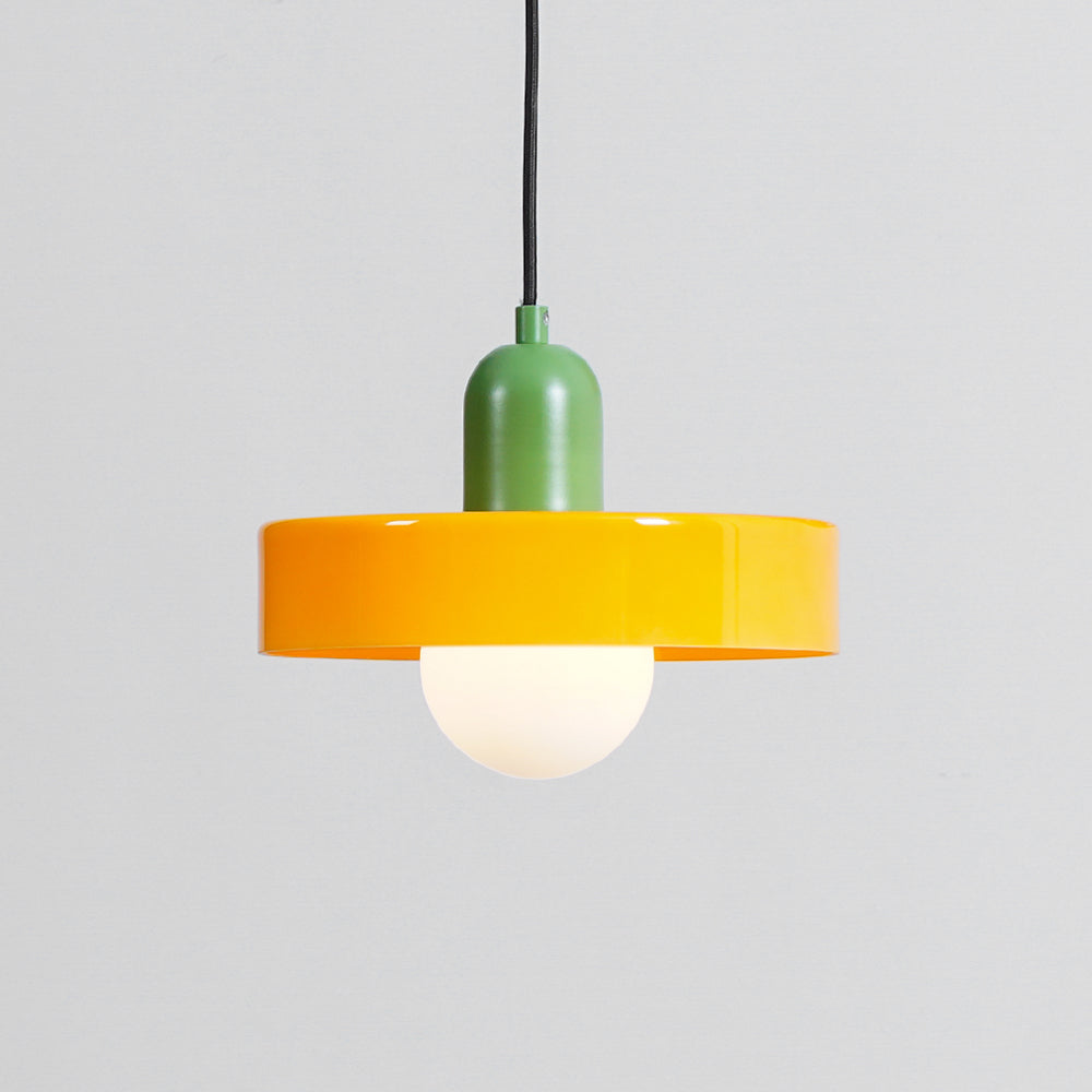 Ideal Scheibe Kugel Glas Pendelleuchte-Letslighting