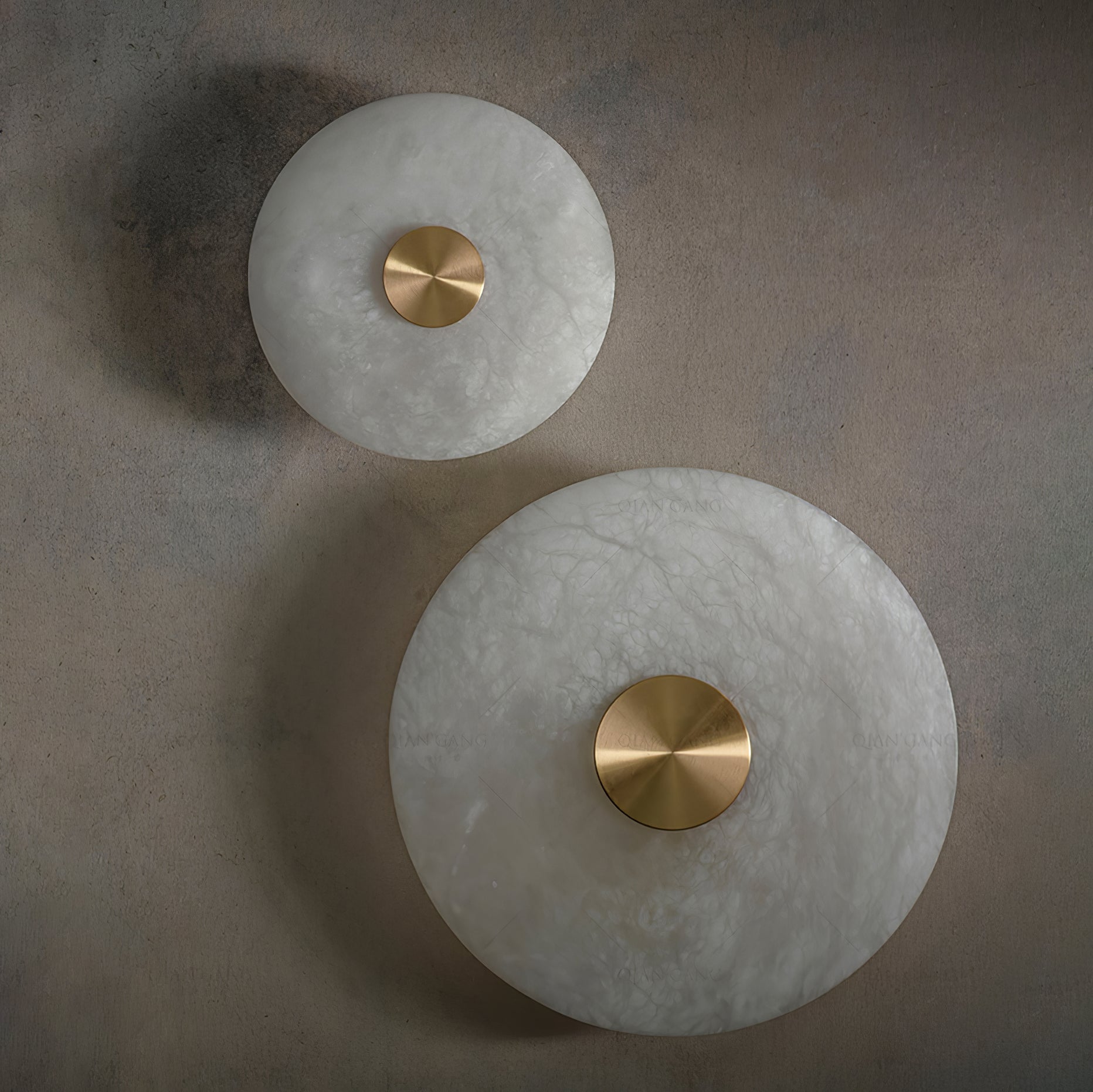 Selina Minimalist Alabaster Ceiling Light - Letslighting