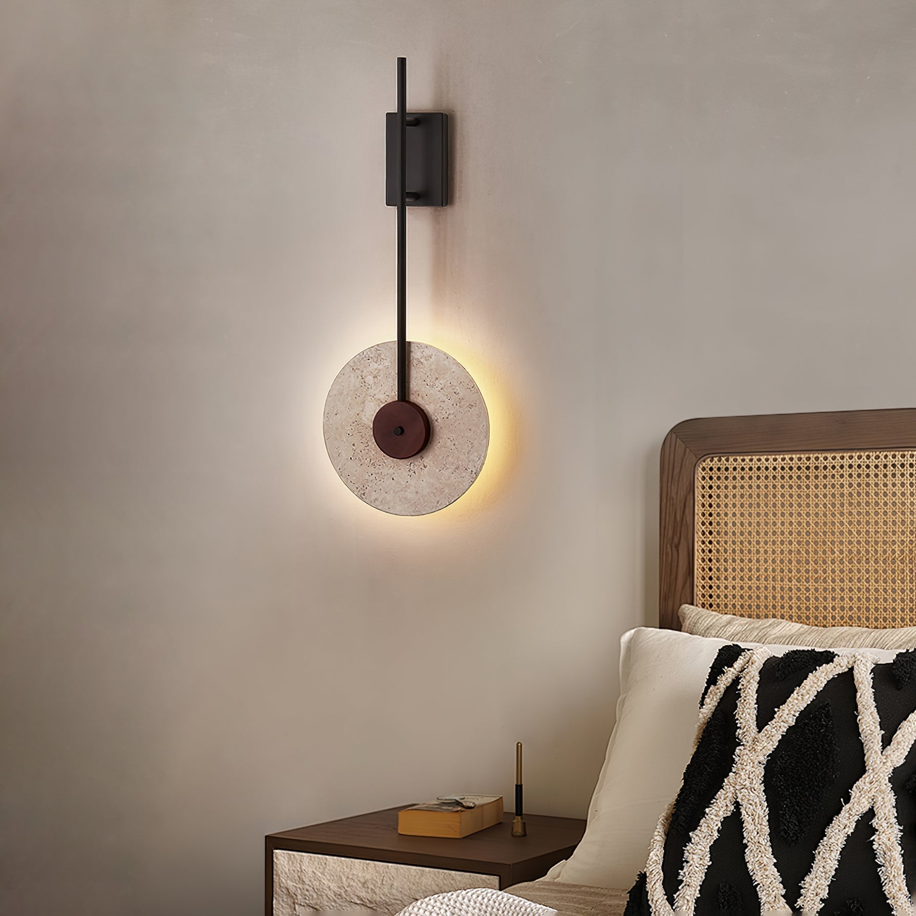 Elysia Travertine Wall Light - Neutralighting