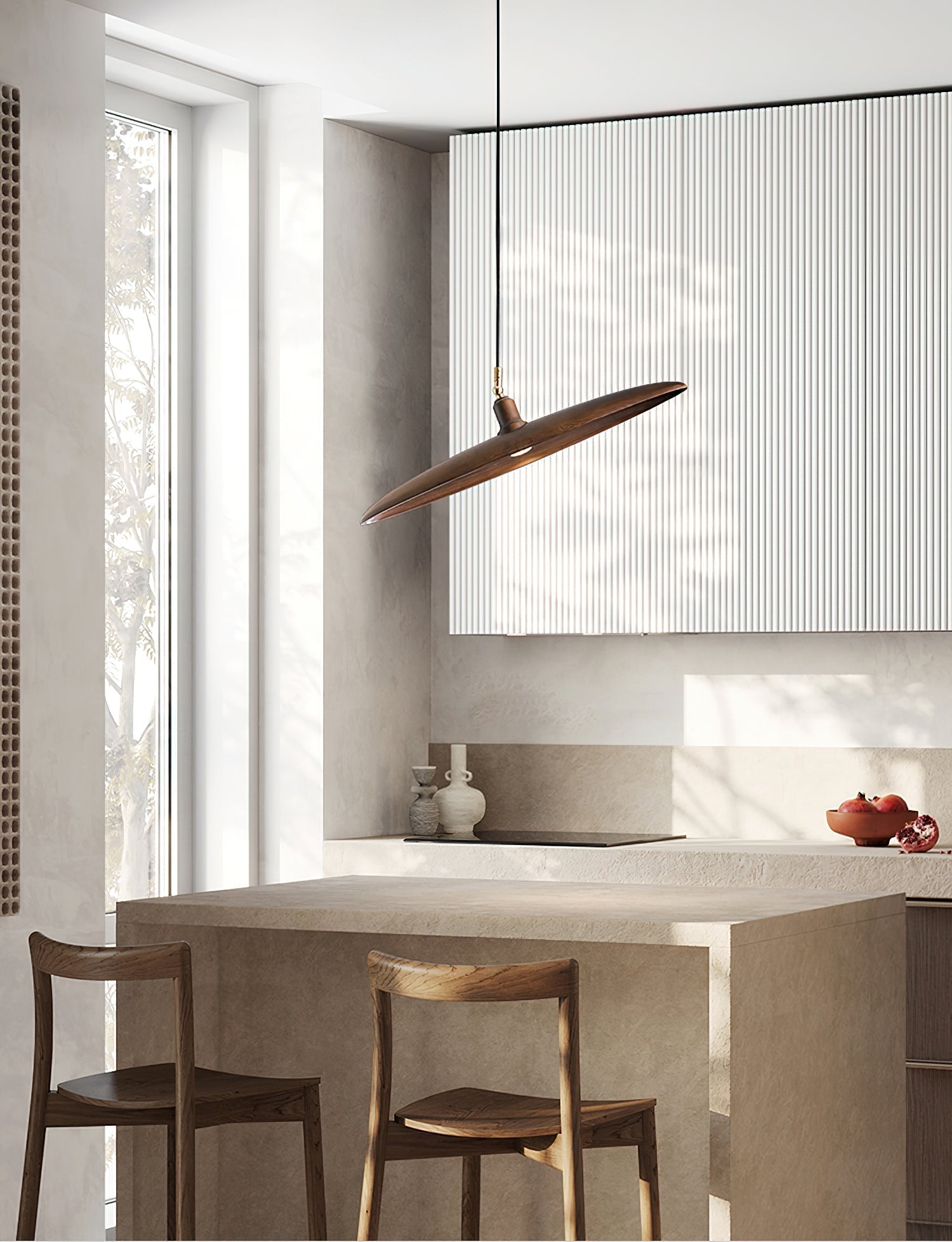 Zelirira Blade Holz Pendelleuchte-Letslighting