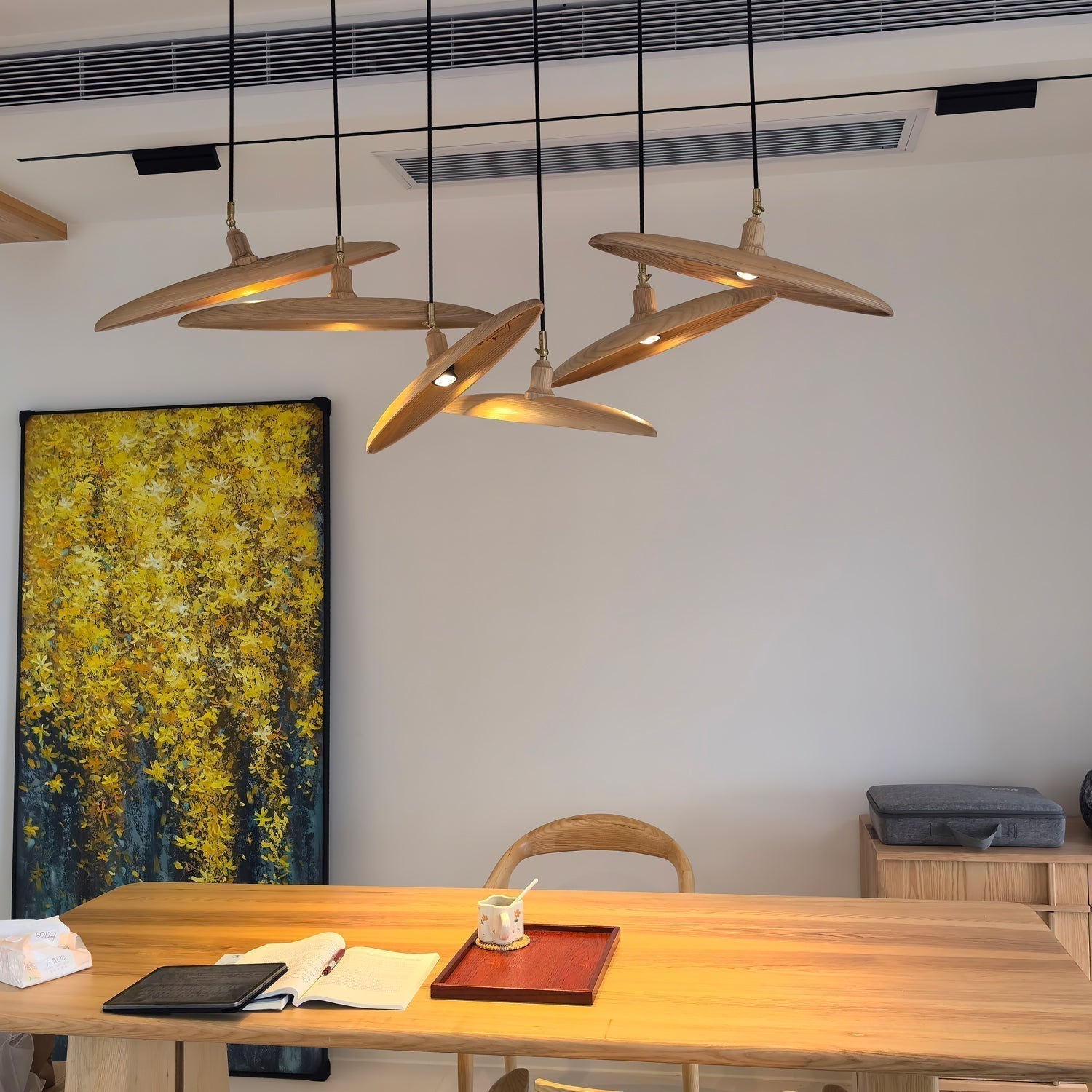 Zelirira Blade Holz Pendelleuchte-Letslighting