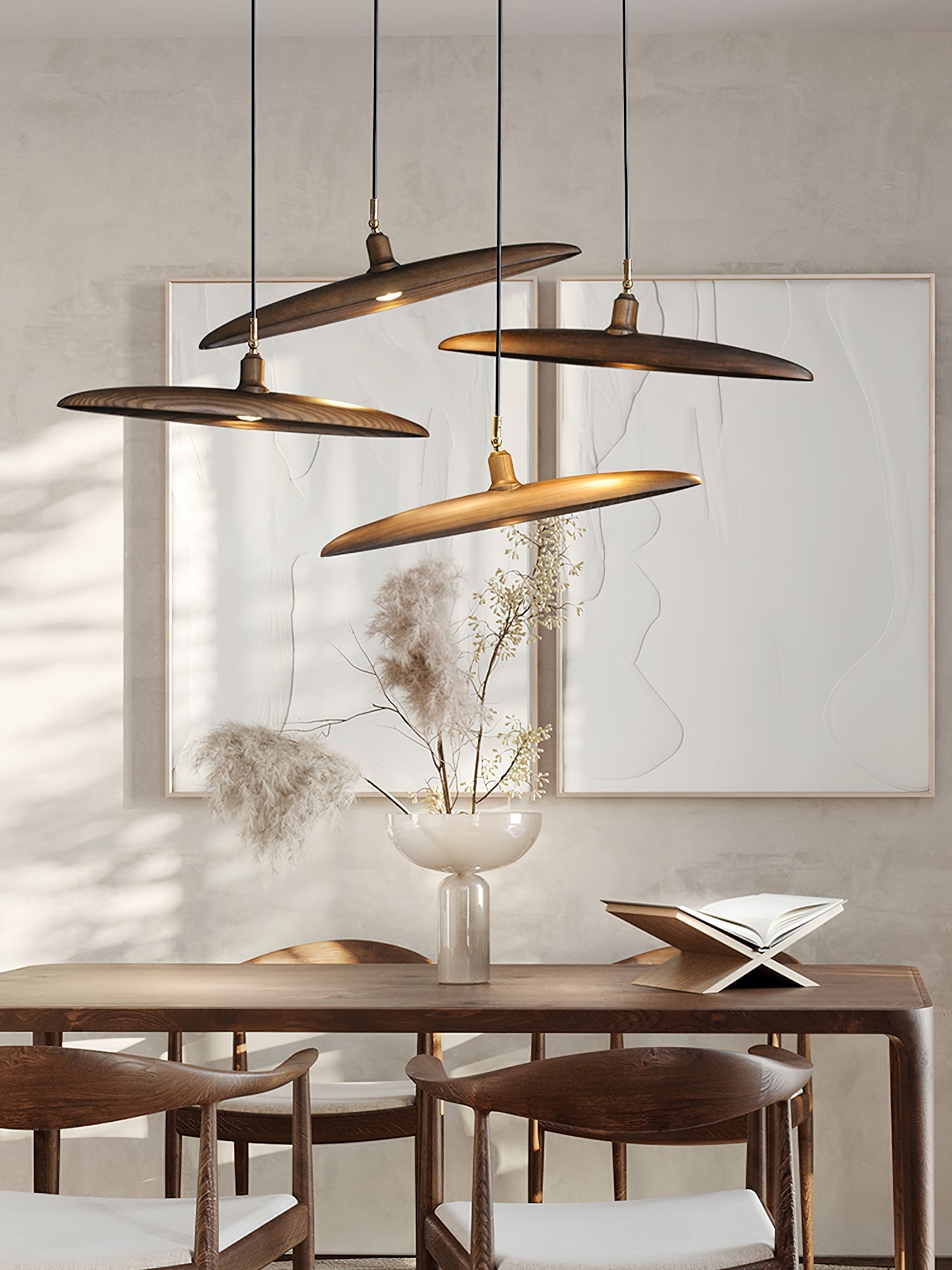 Zelirira Blade Holz Pendelleuchte-Letslighting