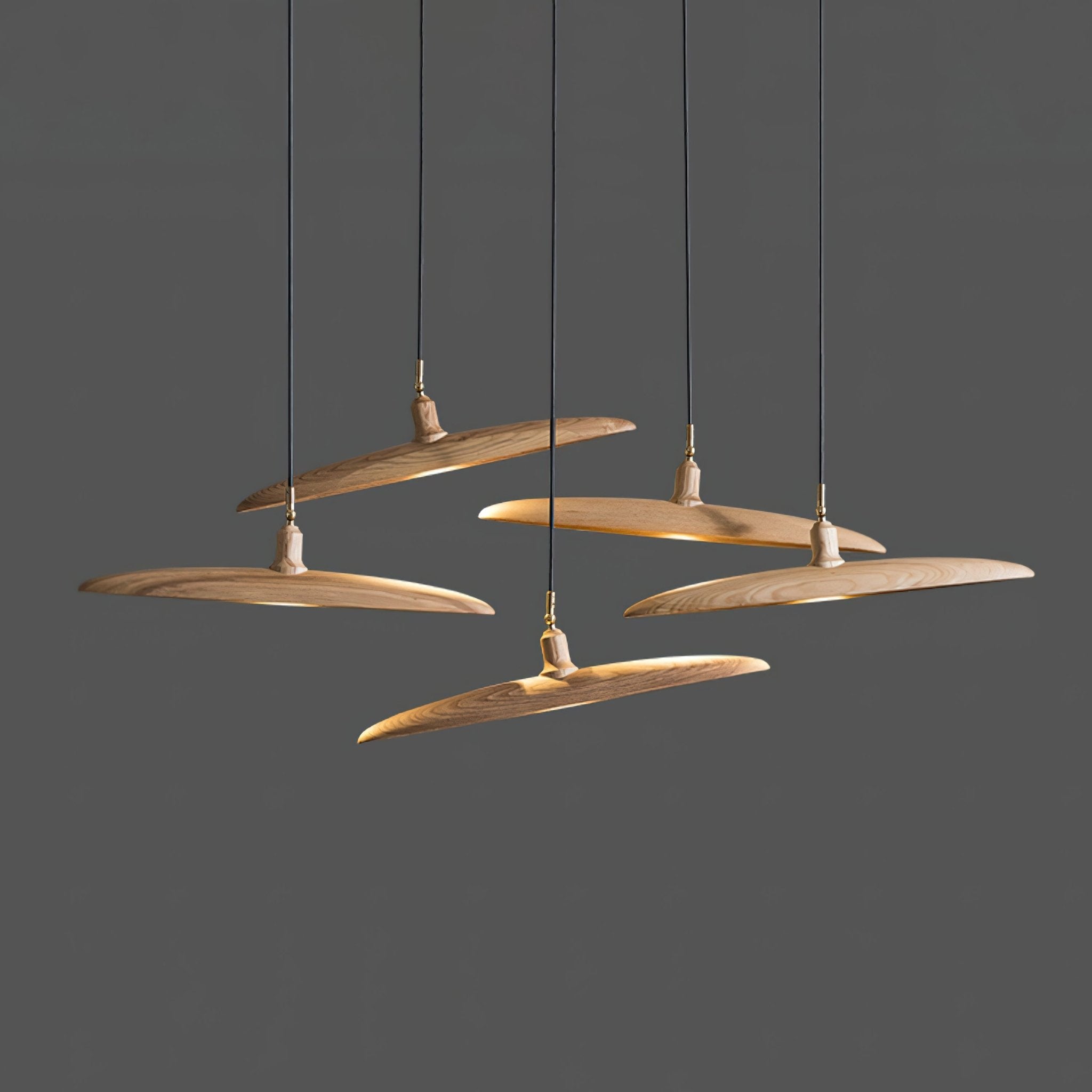 Zelirira Blade Holz Pendelleuchte-Letslighting