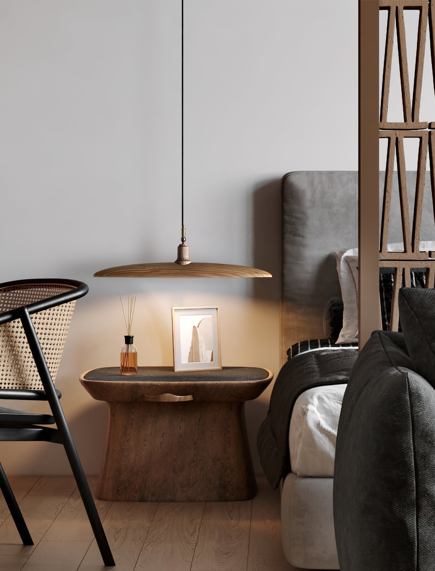 Zelirira Blade Holz Pendelleuchte-Letslighting