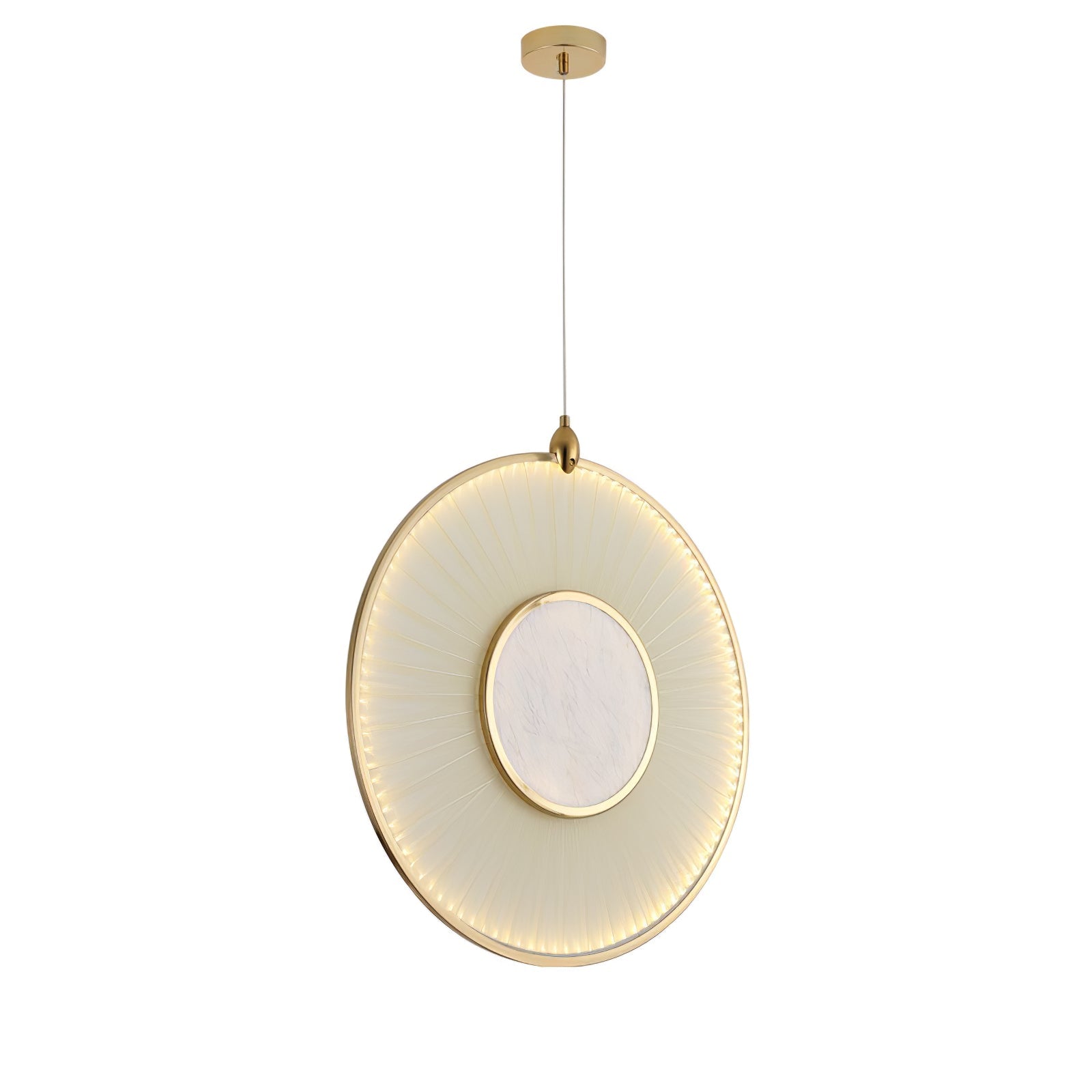 Nolan Moderne Stoff-Pendelleuchte-Letslighting