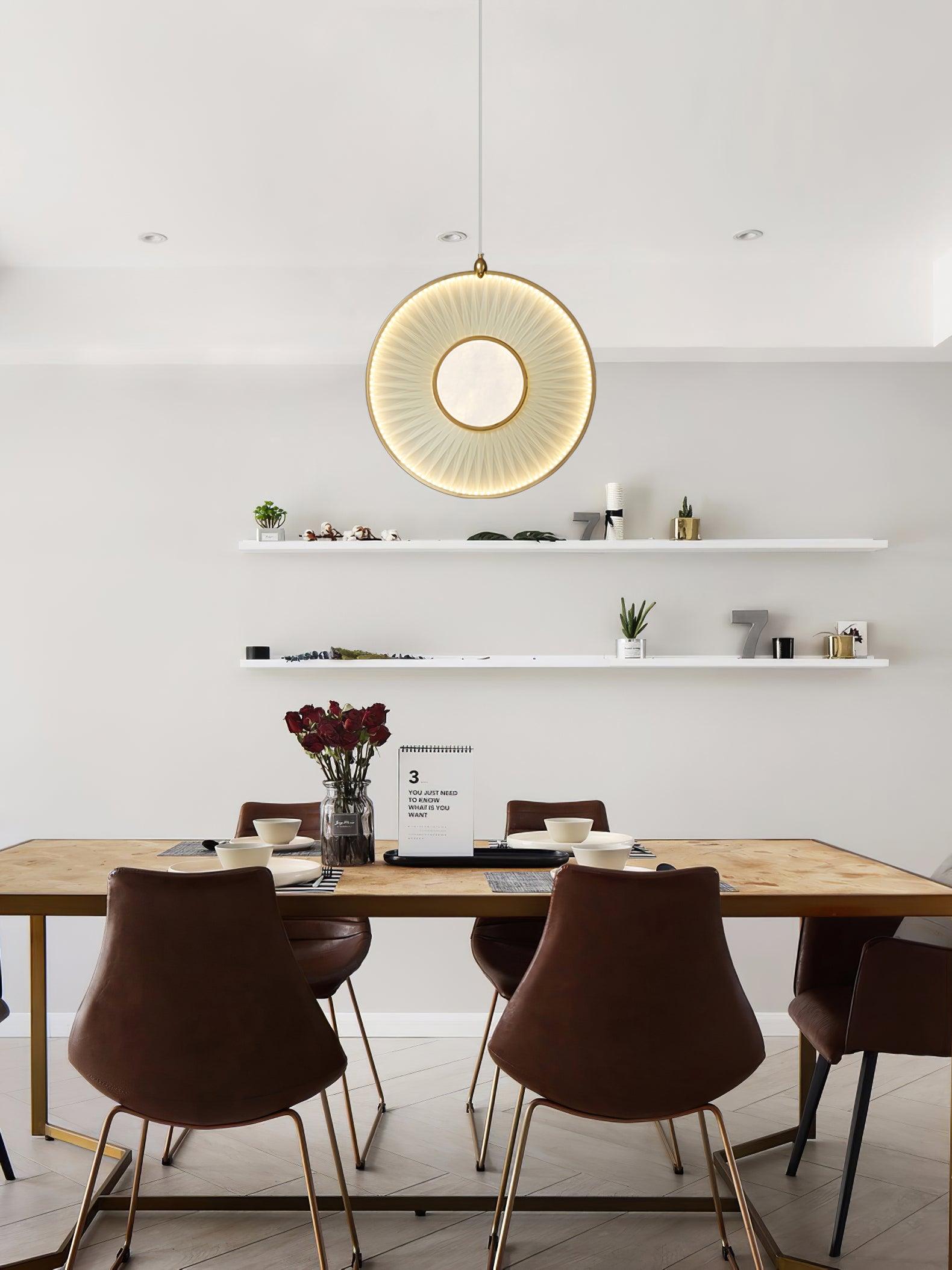 Nolan Moderne Stoff-Pendelleuchte-Letslighting