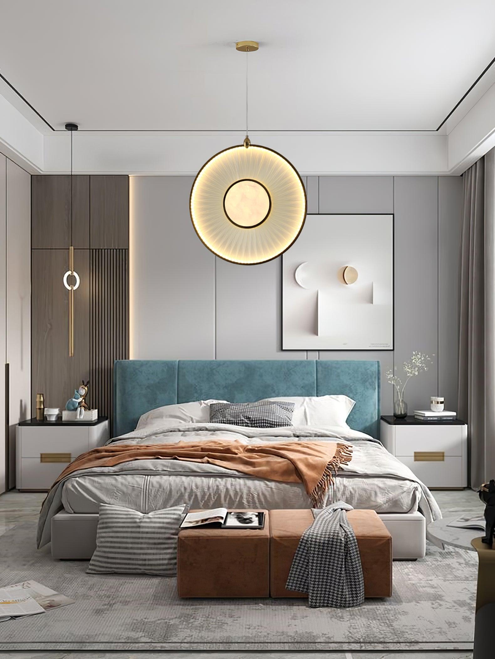 Nolan Moderne Stoff-Pendelleuchte-Letslighting