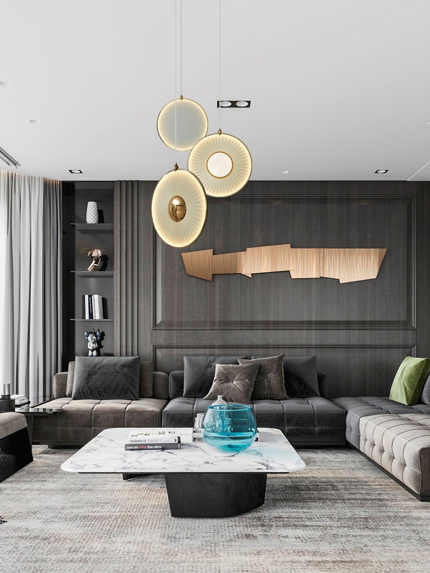 Nolan Moderne Stoff-Pendelleuchte-Letslighting
