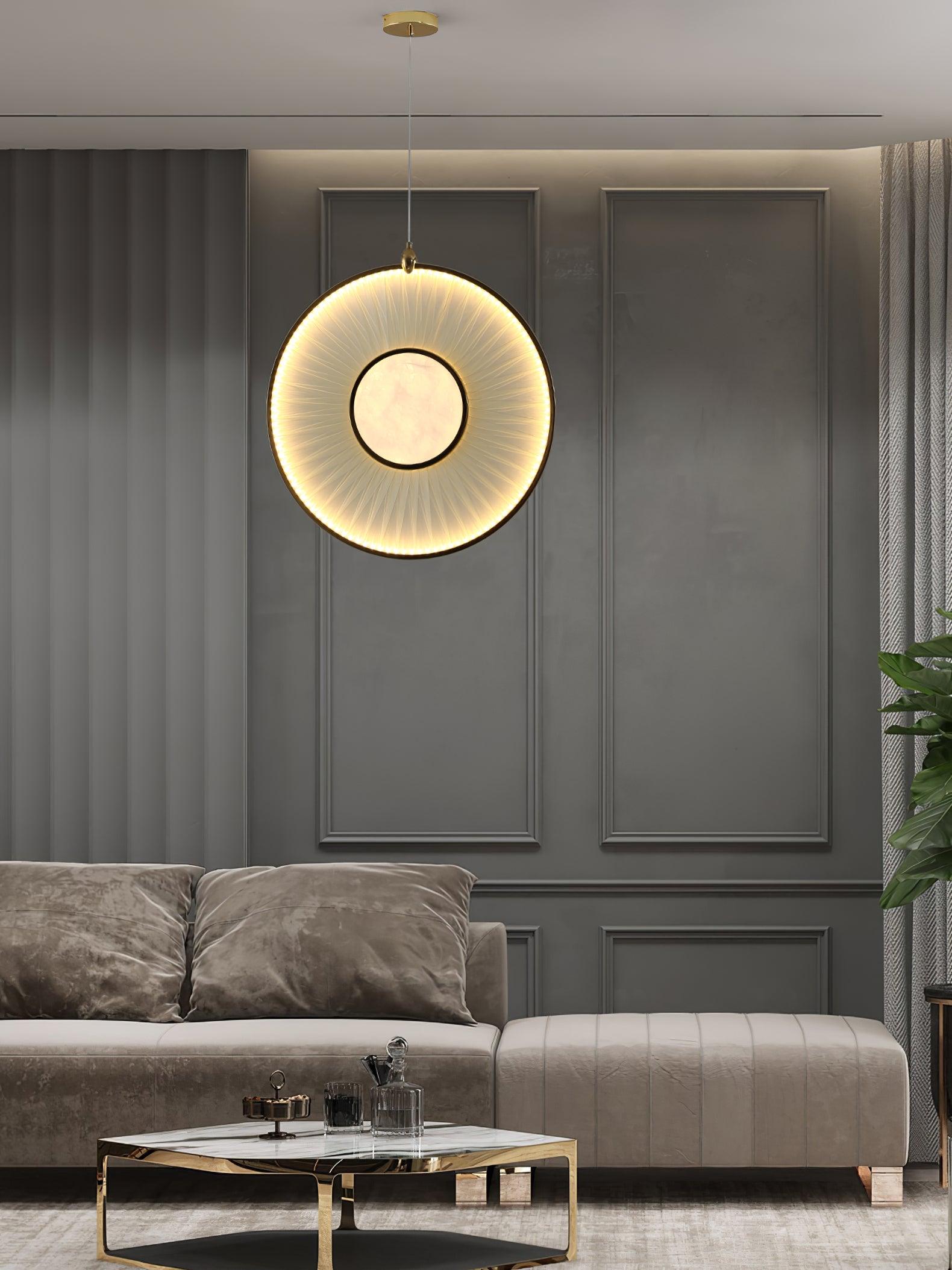 Nolan Moderne Stoff-Pendelleuchte-Letslighting