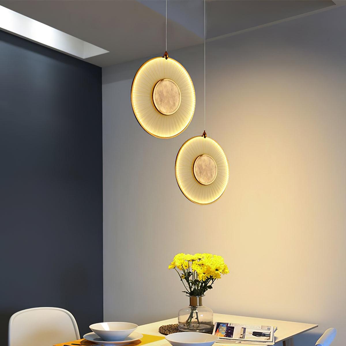 Nolan Moderne Stoff-Pendelleuchte-Letslighting