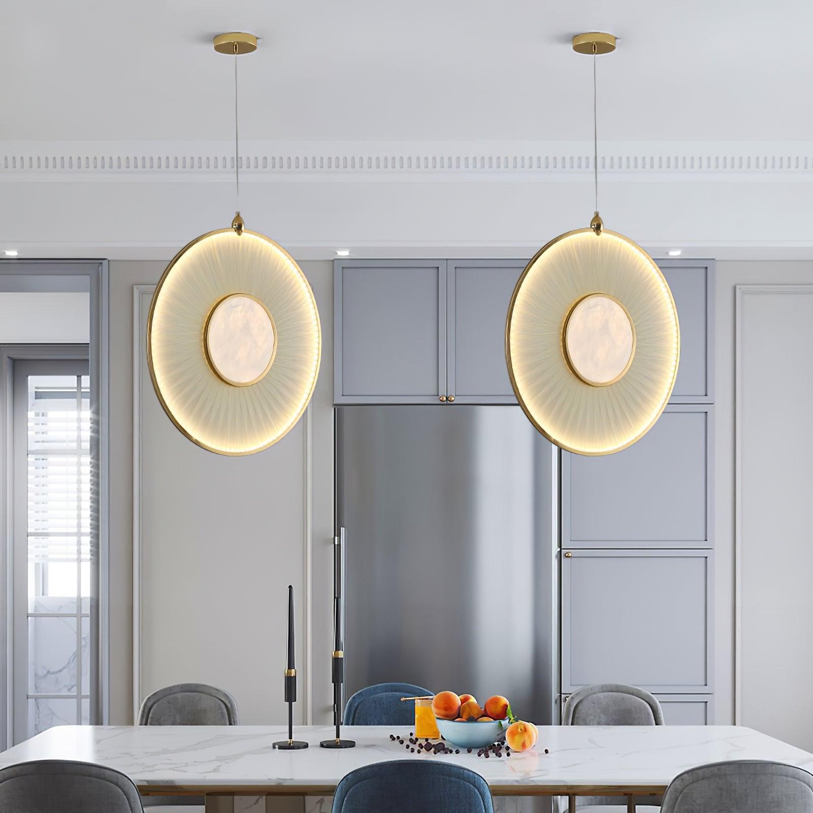 Nolan Moderne Stoff-Pendelleuchte-Letslighting