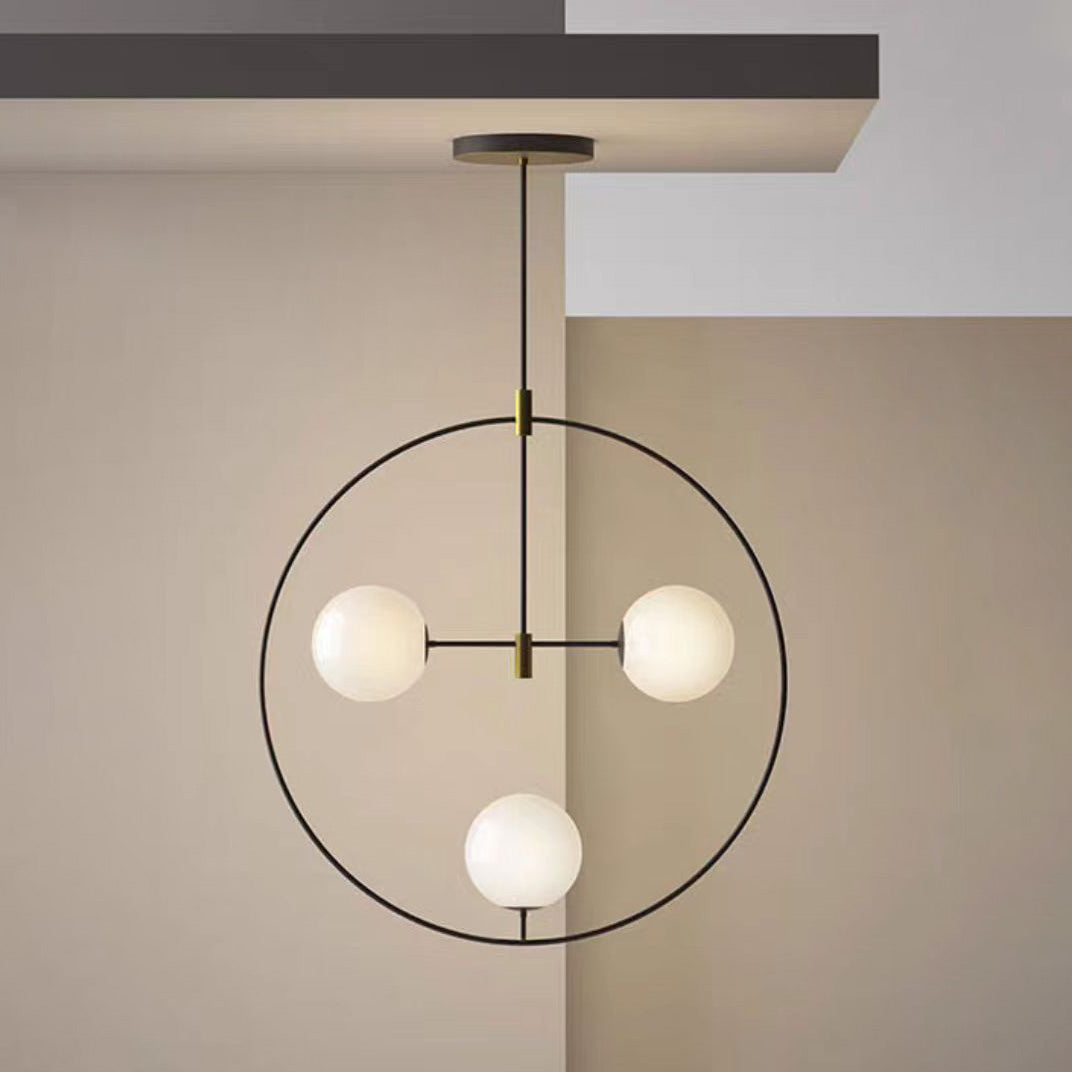 Nexus Minimalistischer Kronleuchter aus Messing und Glas-Letslighting