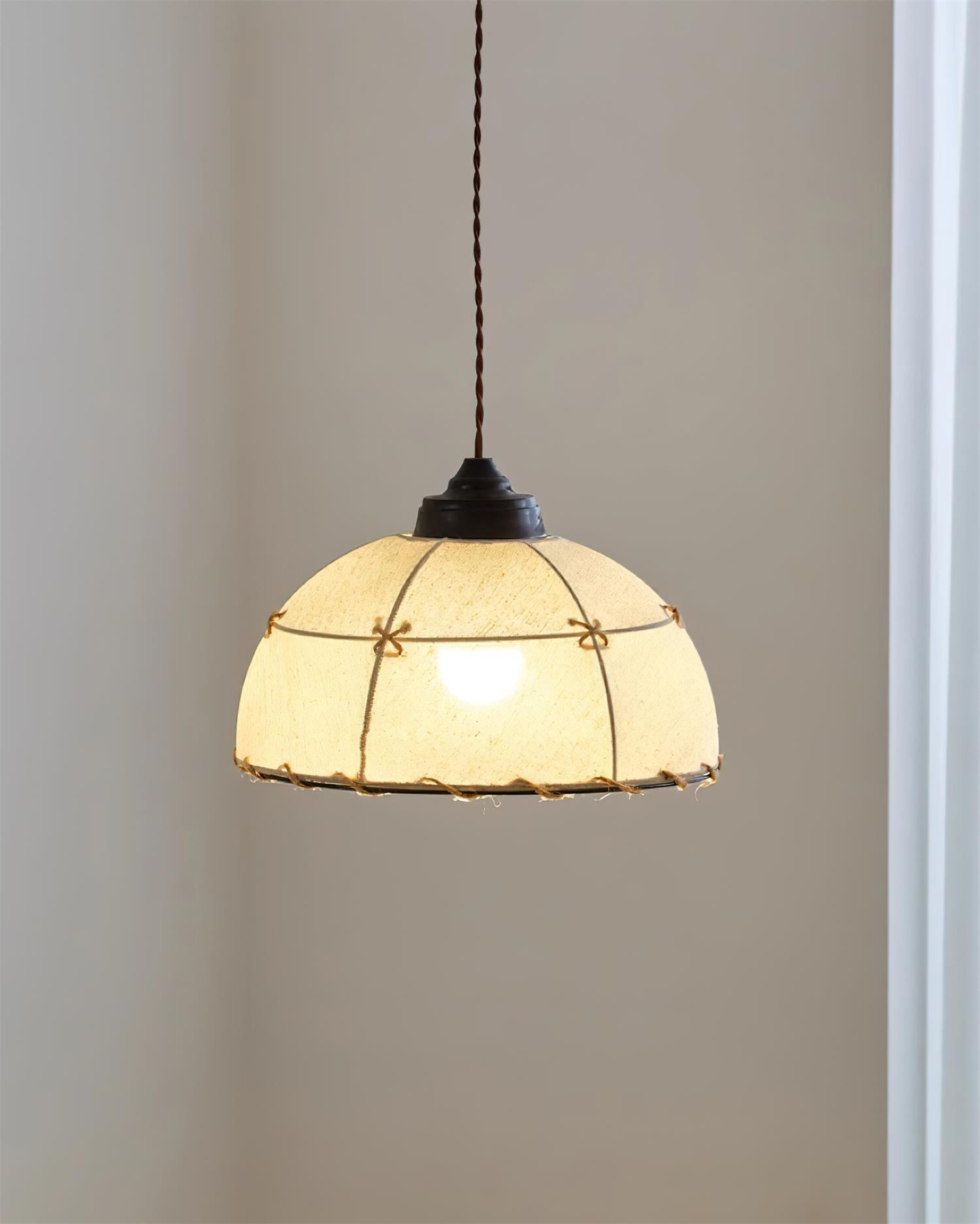 Pendelleuchte Stoff Kuppelschirm Vintage Sanfter Schein-Letslighting