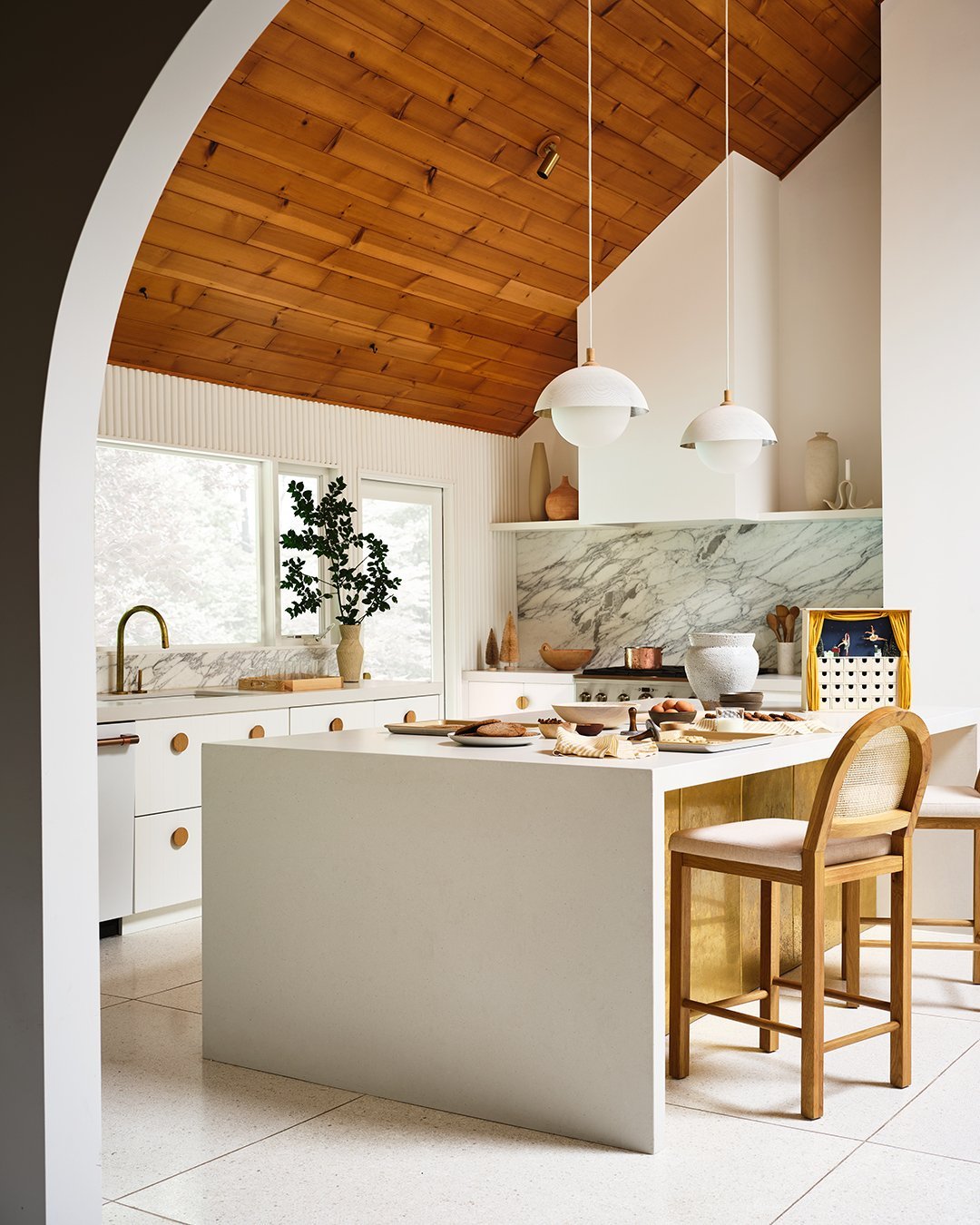 Pith Kuppel Perforiert Holz Pendelleuchte-Letslighting