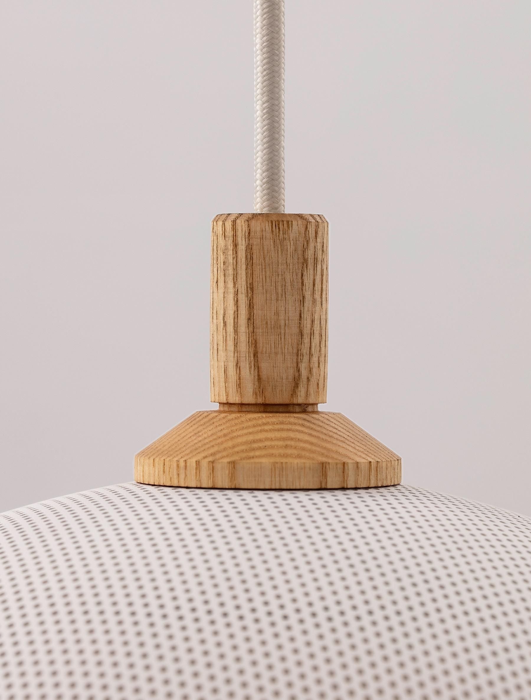 Pith Kuppel Perforiert Holz Pendelleuchte-Letslighting