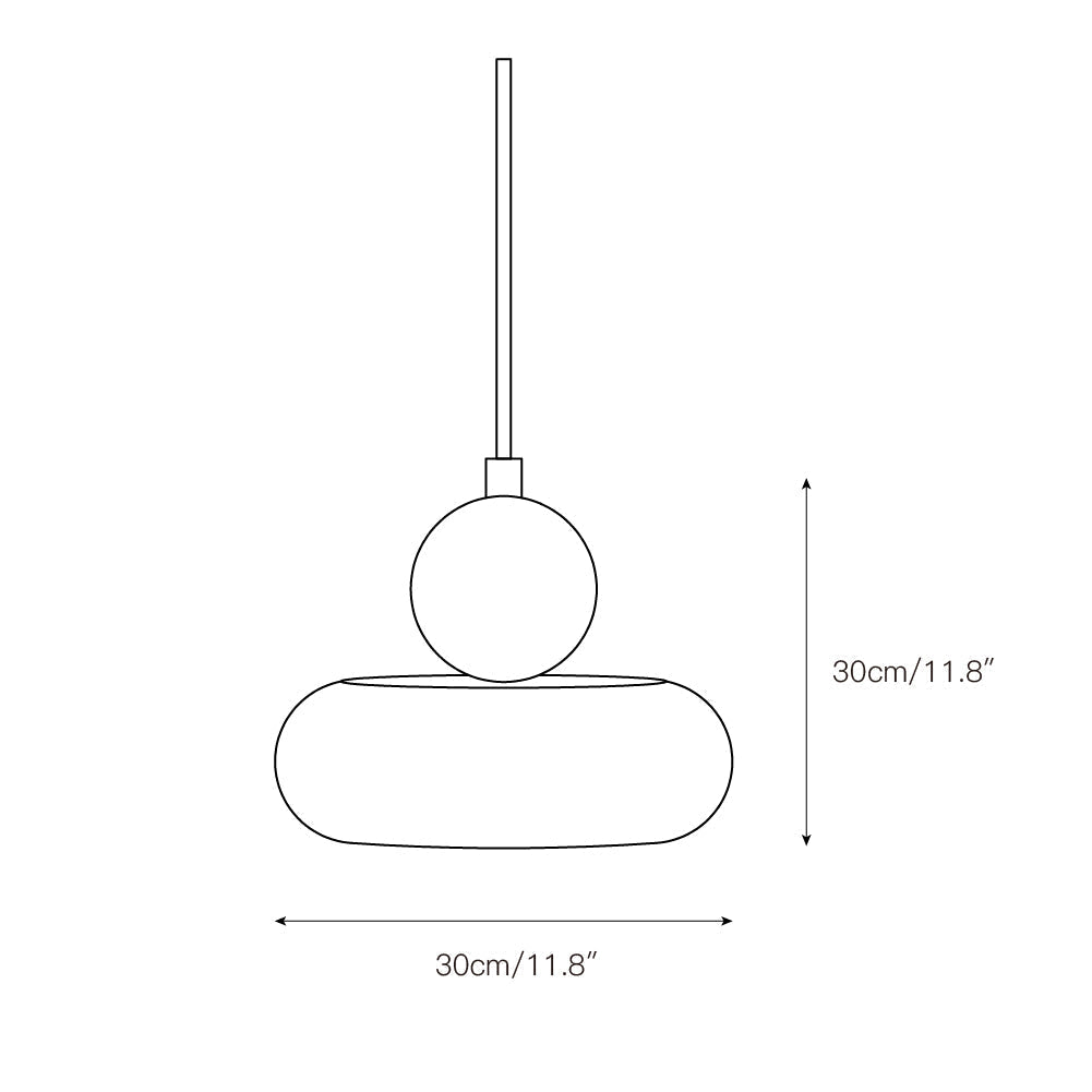 Ridge Modern Minimalist Marble Metal Pendant Lamp - Letslighting