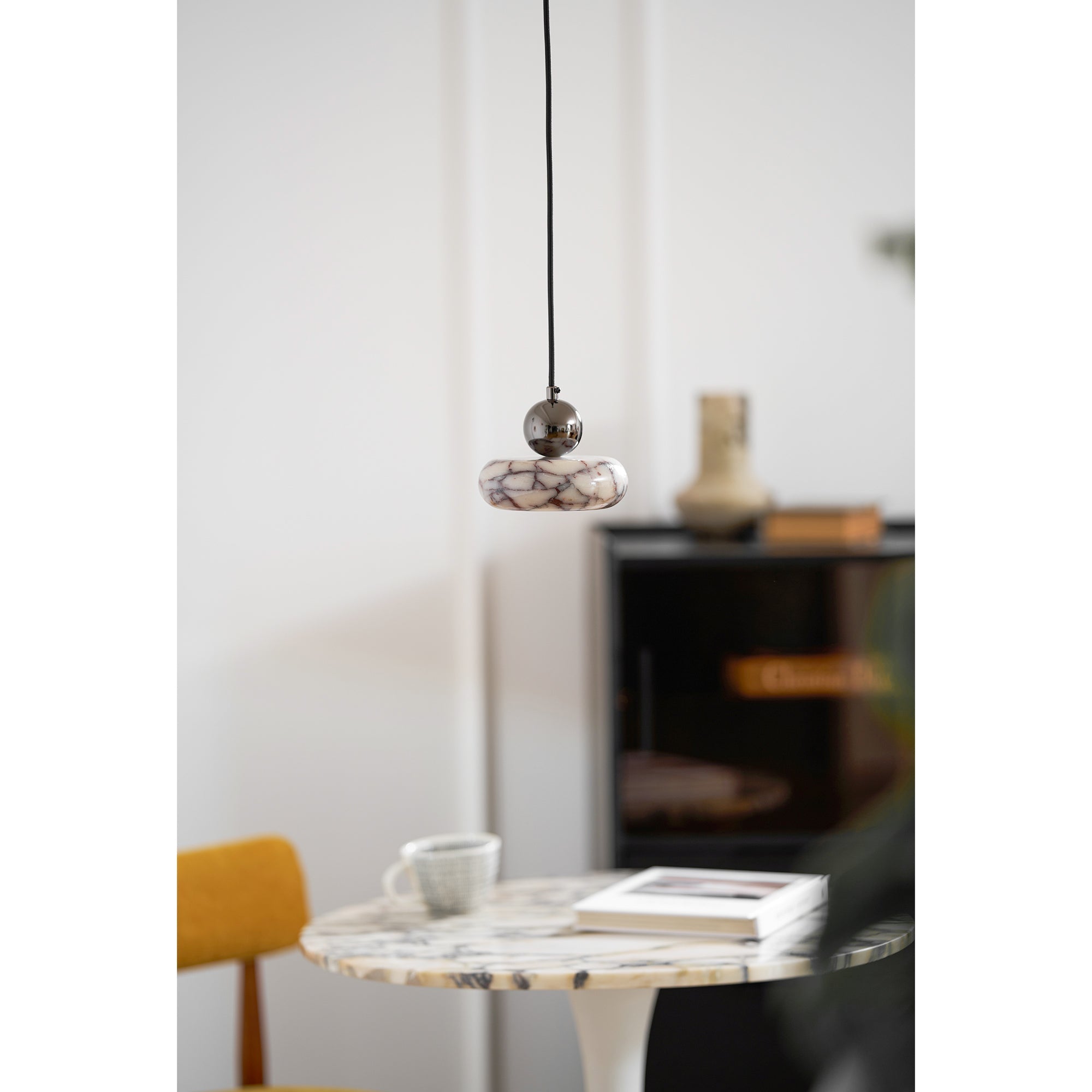 Ridge Modern Minimalist Marble Metal Pendant Lamp - Letslighting