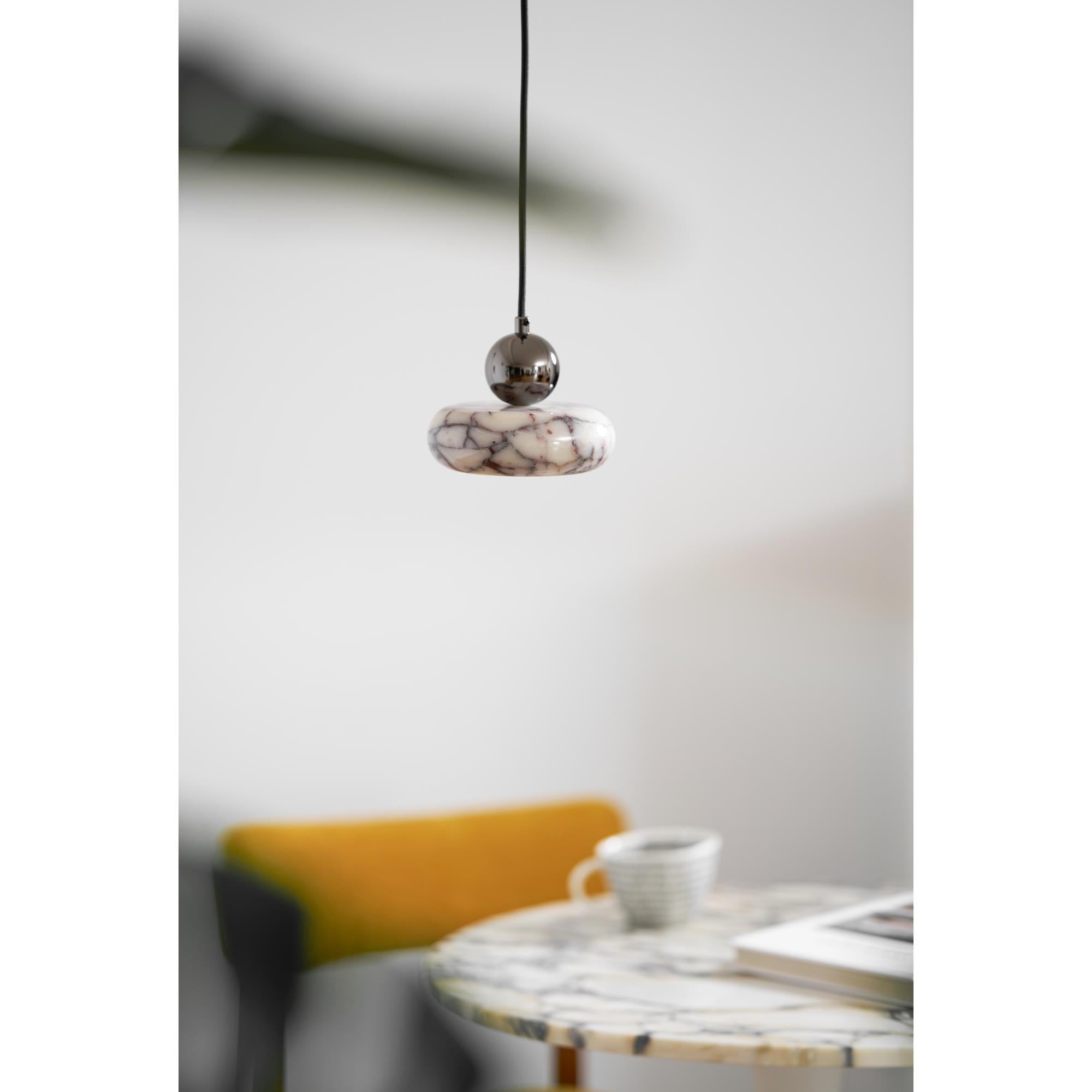Ridge Modern Minimalist Marble Metal Pendant Lamp - Letslighting