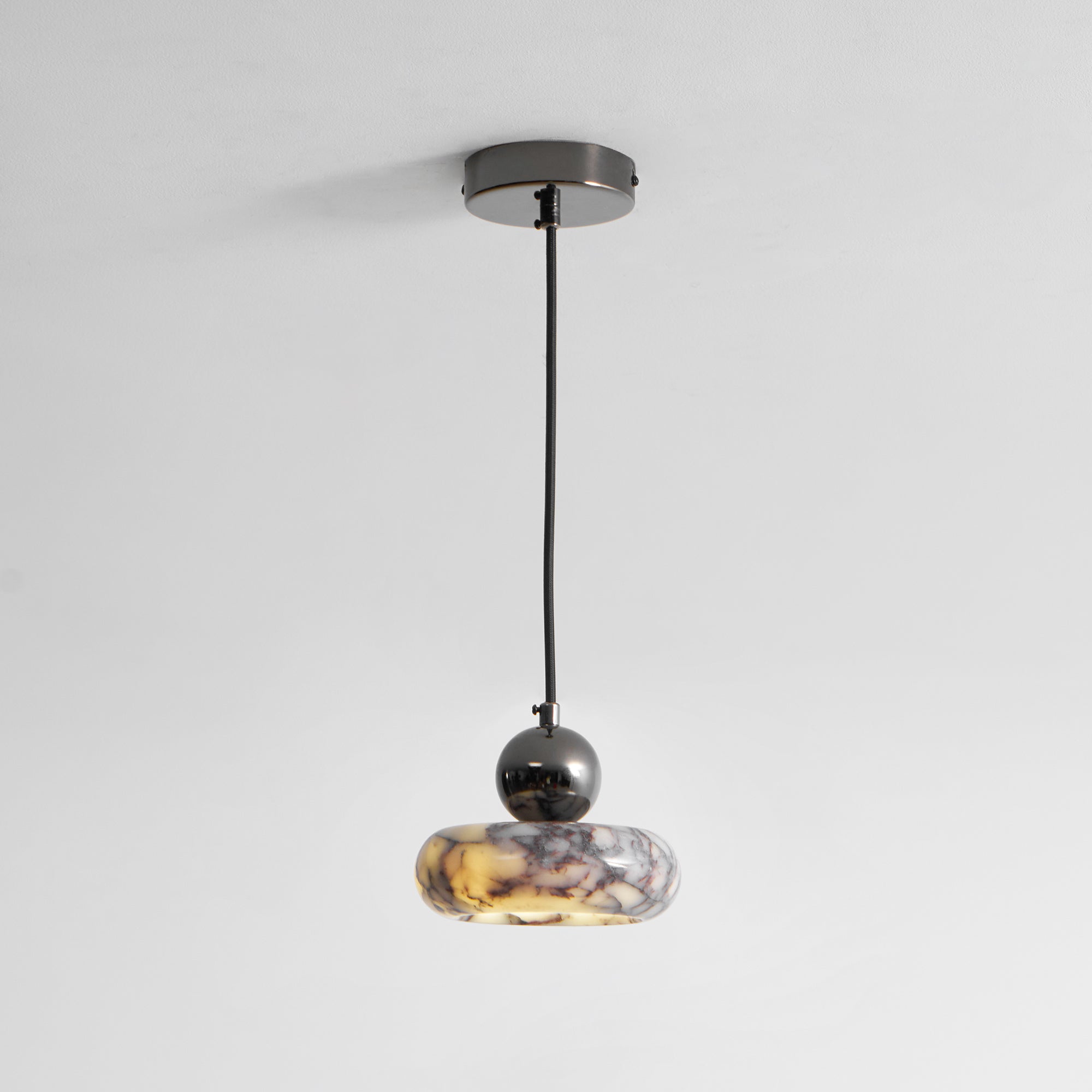 Ridge Modern Minimalist Marble Metal Pendant Lamp - Letslighting