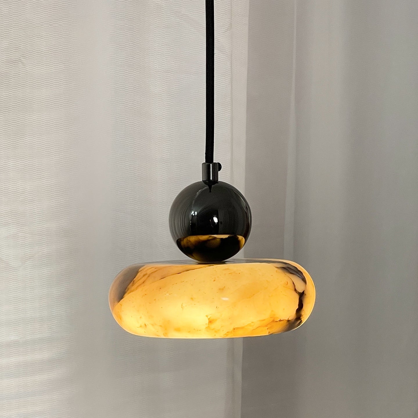 Ridge Modern Minimalist Marble Metal Pendant Lamp - Letslighting