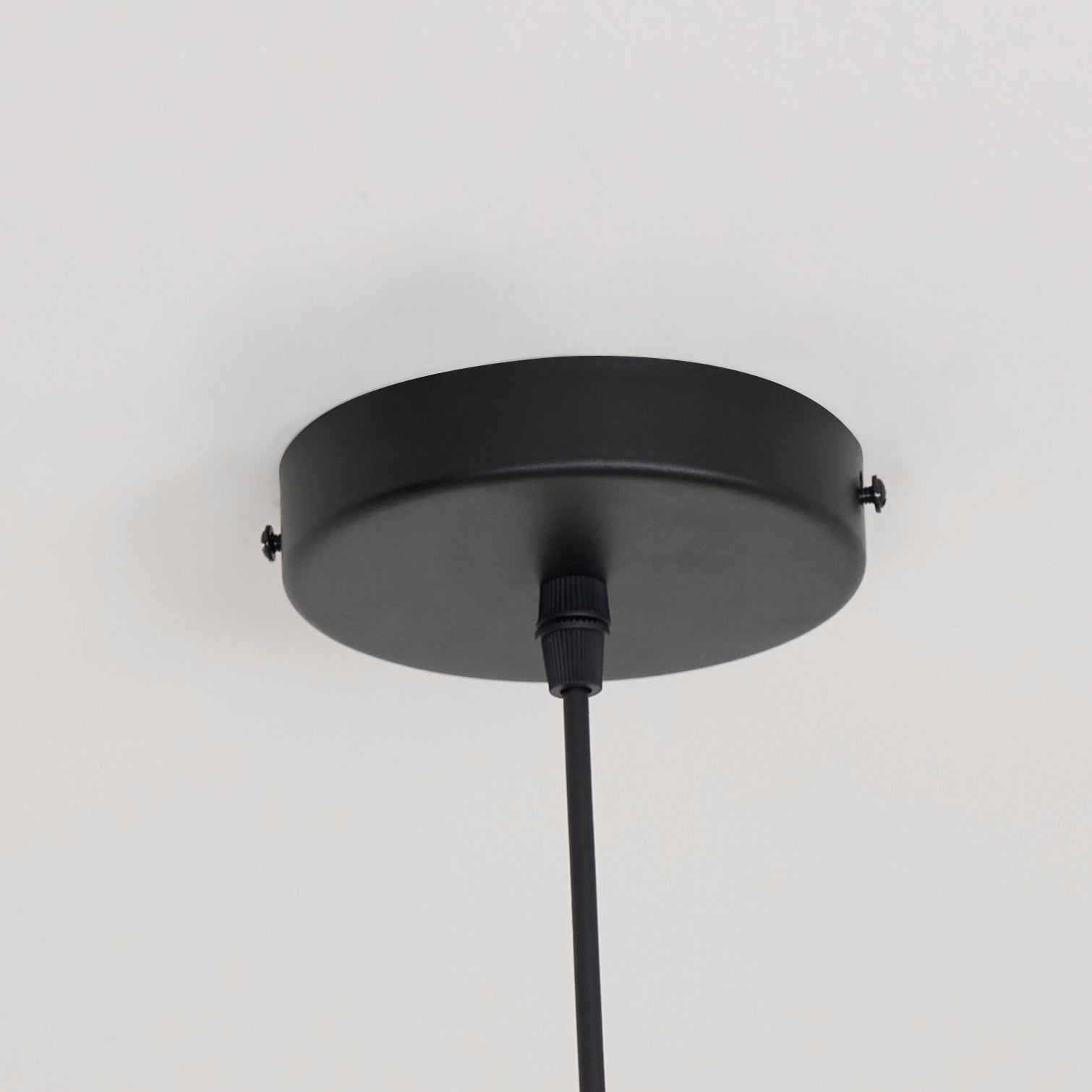 Lustra Pendelleuchte Rahmen Schwarz Glas-Letslighting