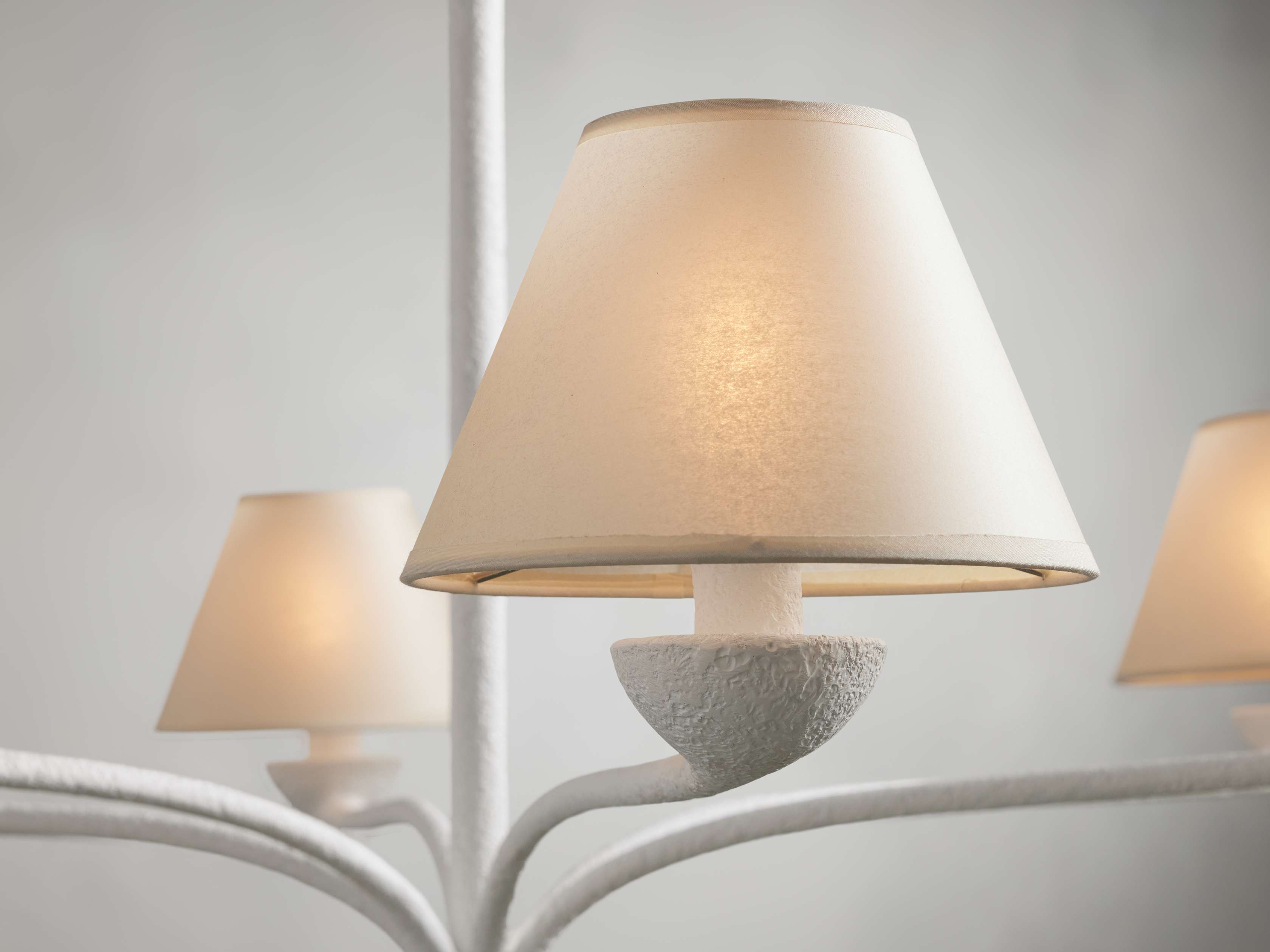 Upturn Elegance Vintage Resin Stoff Kronleuchter-Letslighting