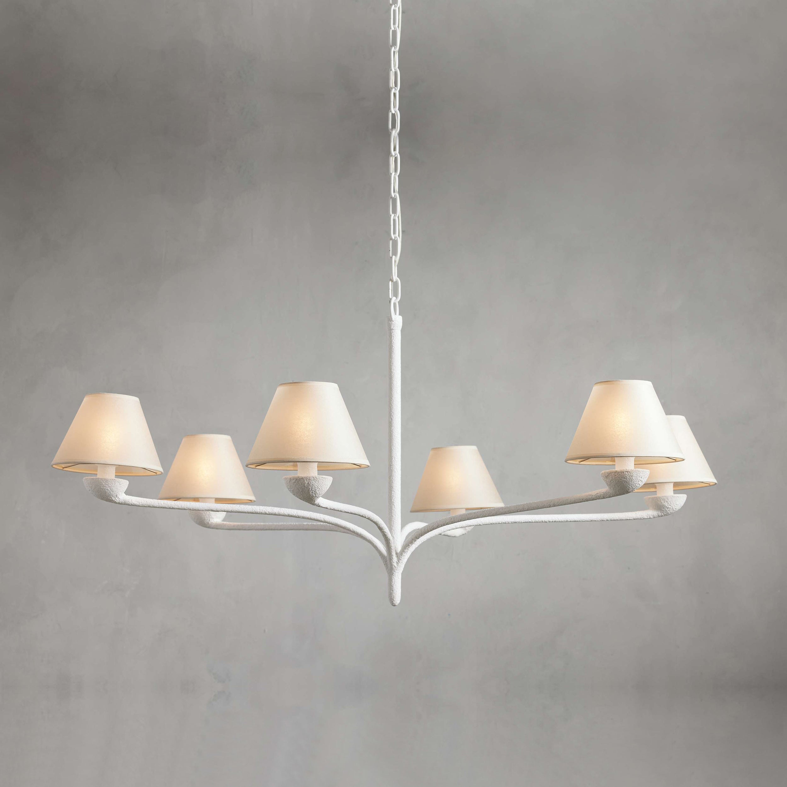 Upturn Elegance Vintage Resin Stoff Kronleuchter-Letslighting