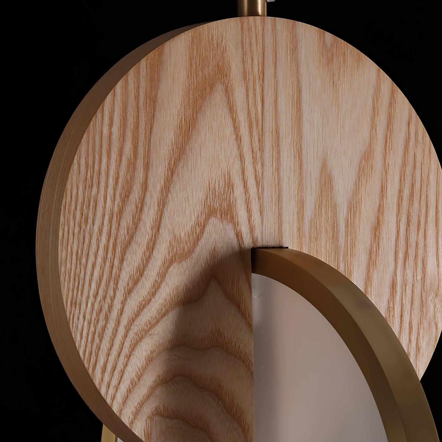 Lysola Holz Ring Pendelleuchte Leuchte-Letslighting