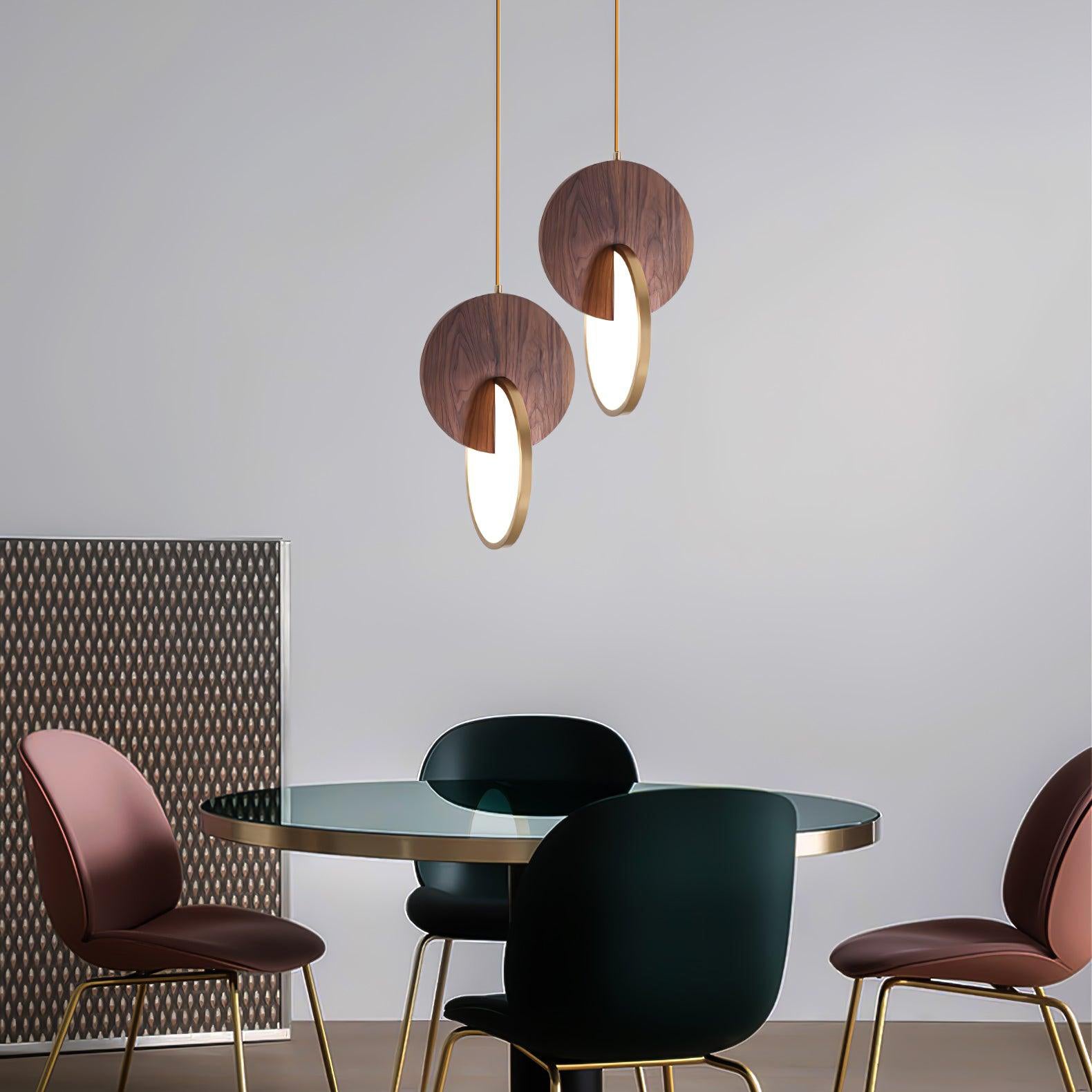 Lysola Holz Ring Pendelleuchte Leuchte-Letslighting