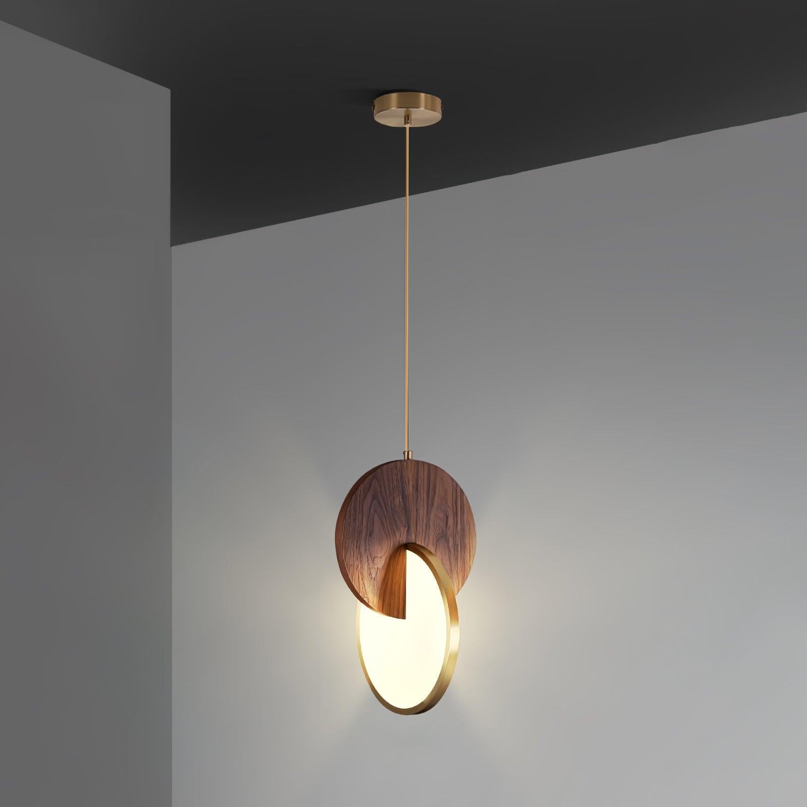 Lysola Holz Ring Pendelleuchte Leuchte-Letslighting