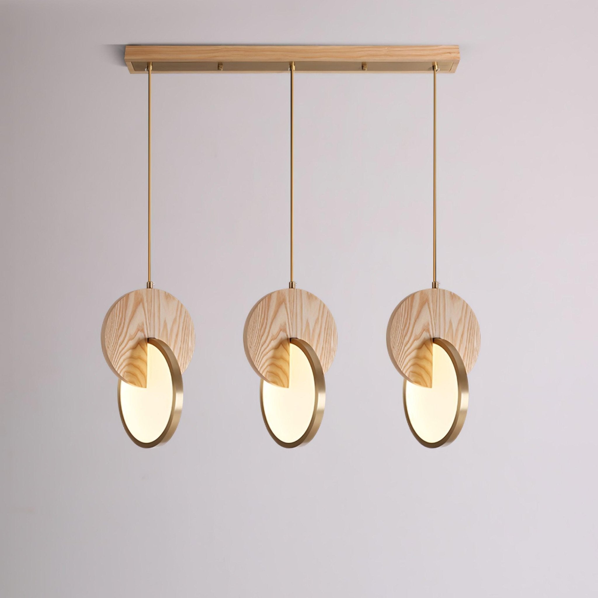Lysola Holz Ring Pendelleuchte Leuchte-Letslighting