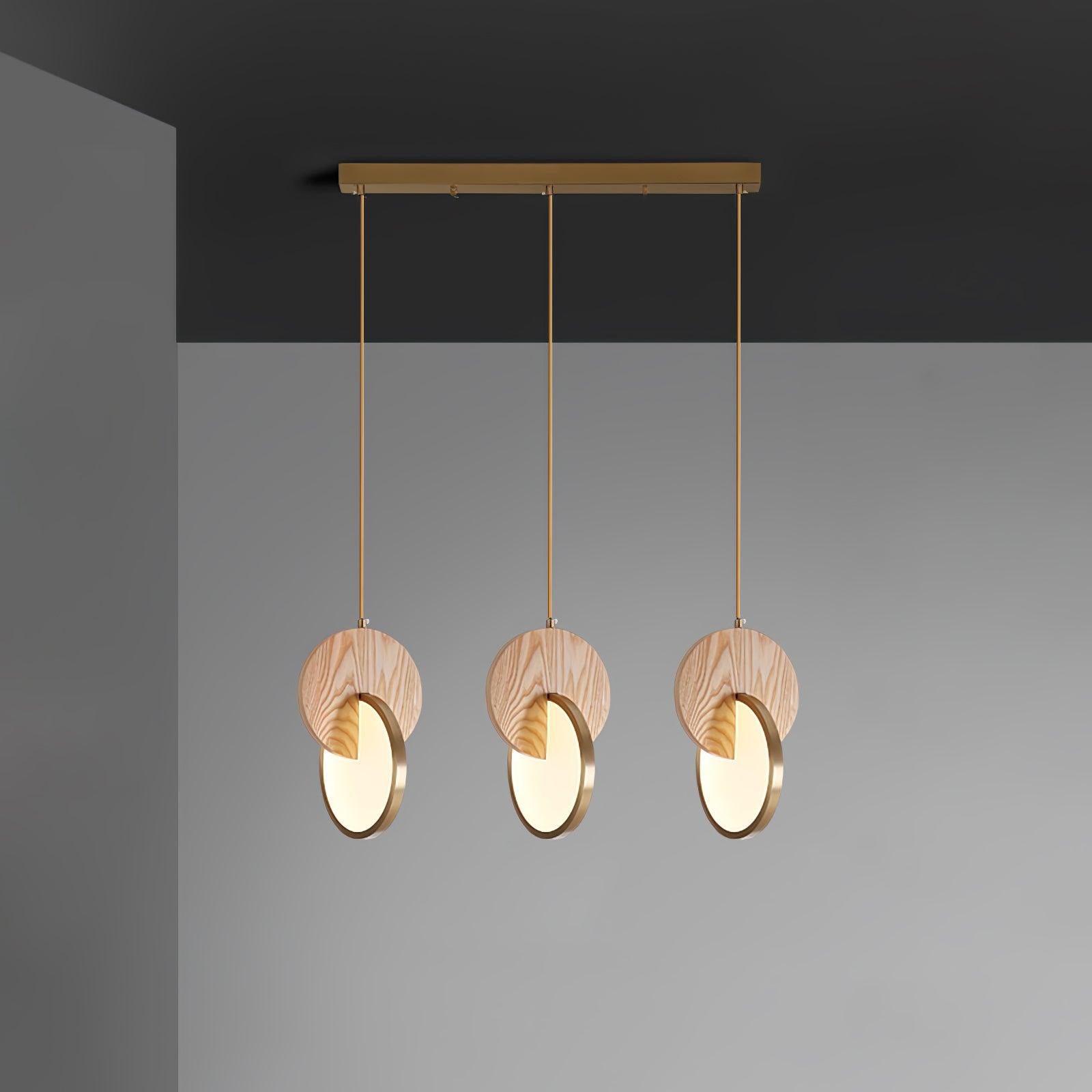 Lysola Holz Ring Pendelleuchte Leuchte-Letslighting