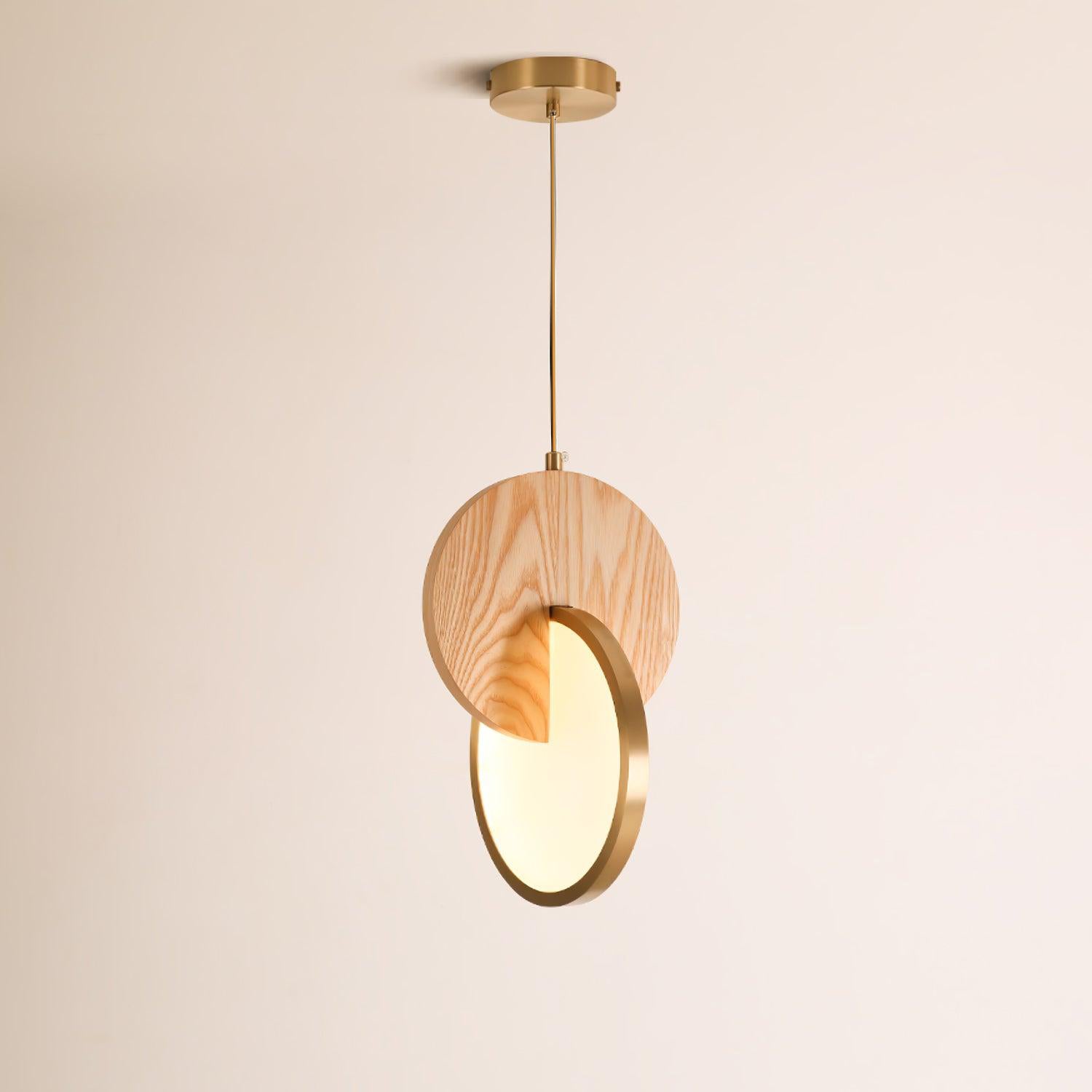 Lysola Holz Ring Pendelleuchte Leuchte-Letslighting