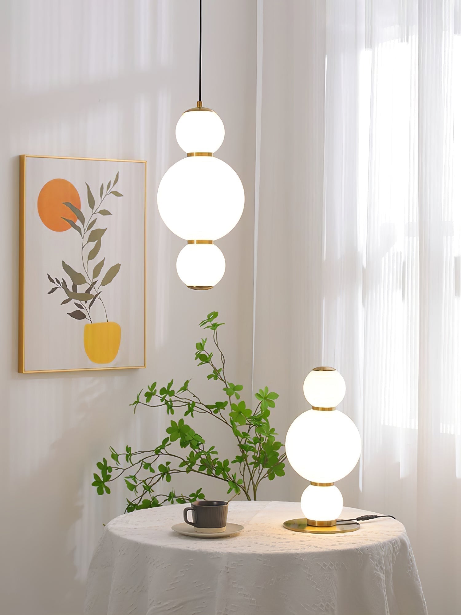 Frankie Minimalistisch Glas Pendelleuchte Leuchte-Letslighting