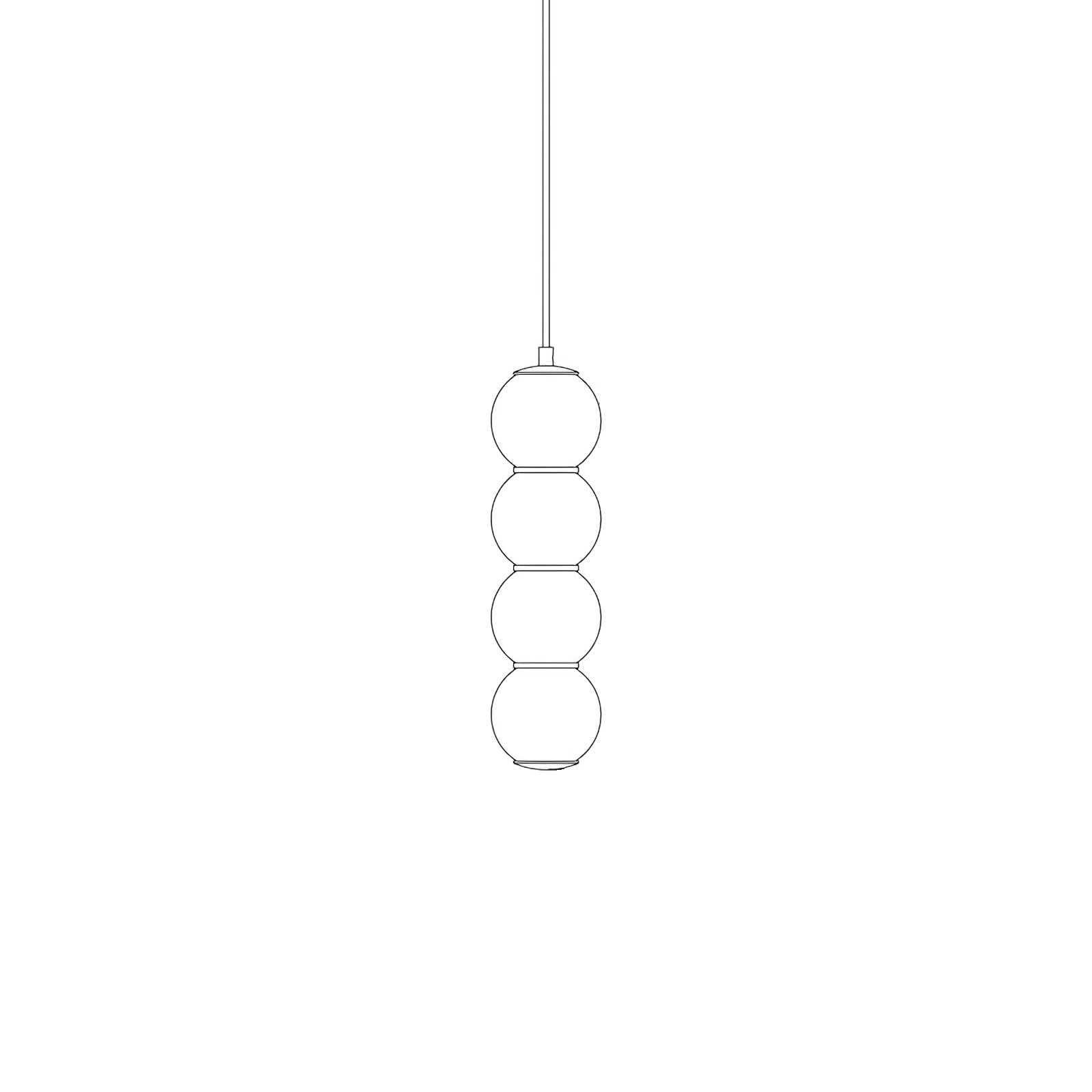 Frankie Minimalistisch Glas Pendelleuchte Leuchte-Letslighting